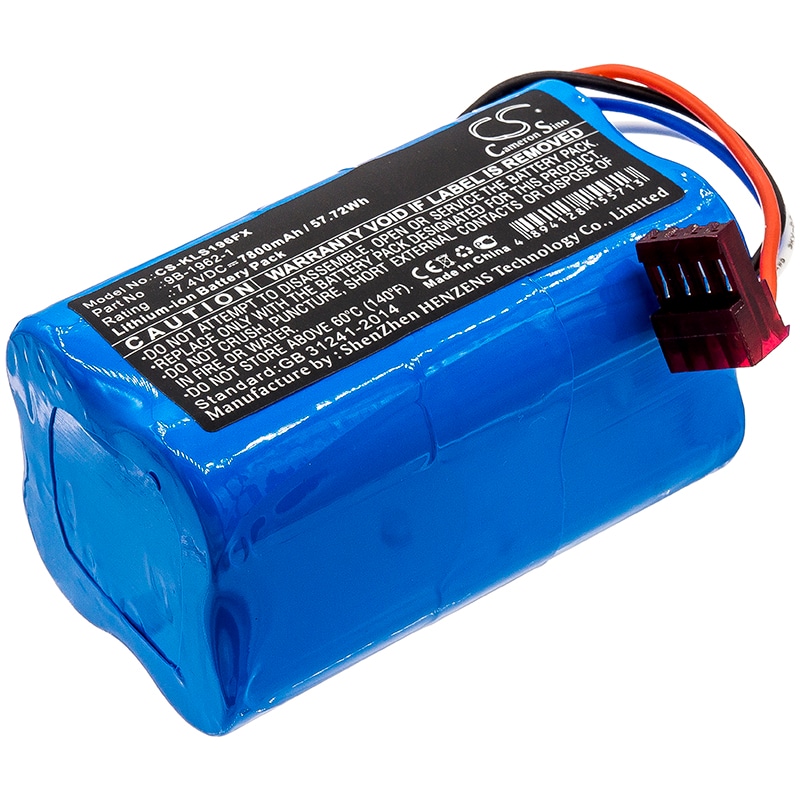 Batteri til lommelykt for Koehler Lighthawk LED, Lighthawk Vision LED, 07712 og andre.