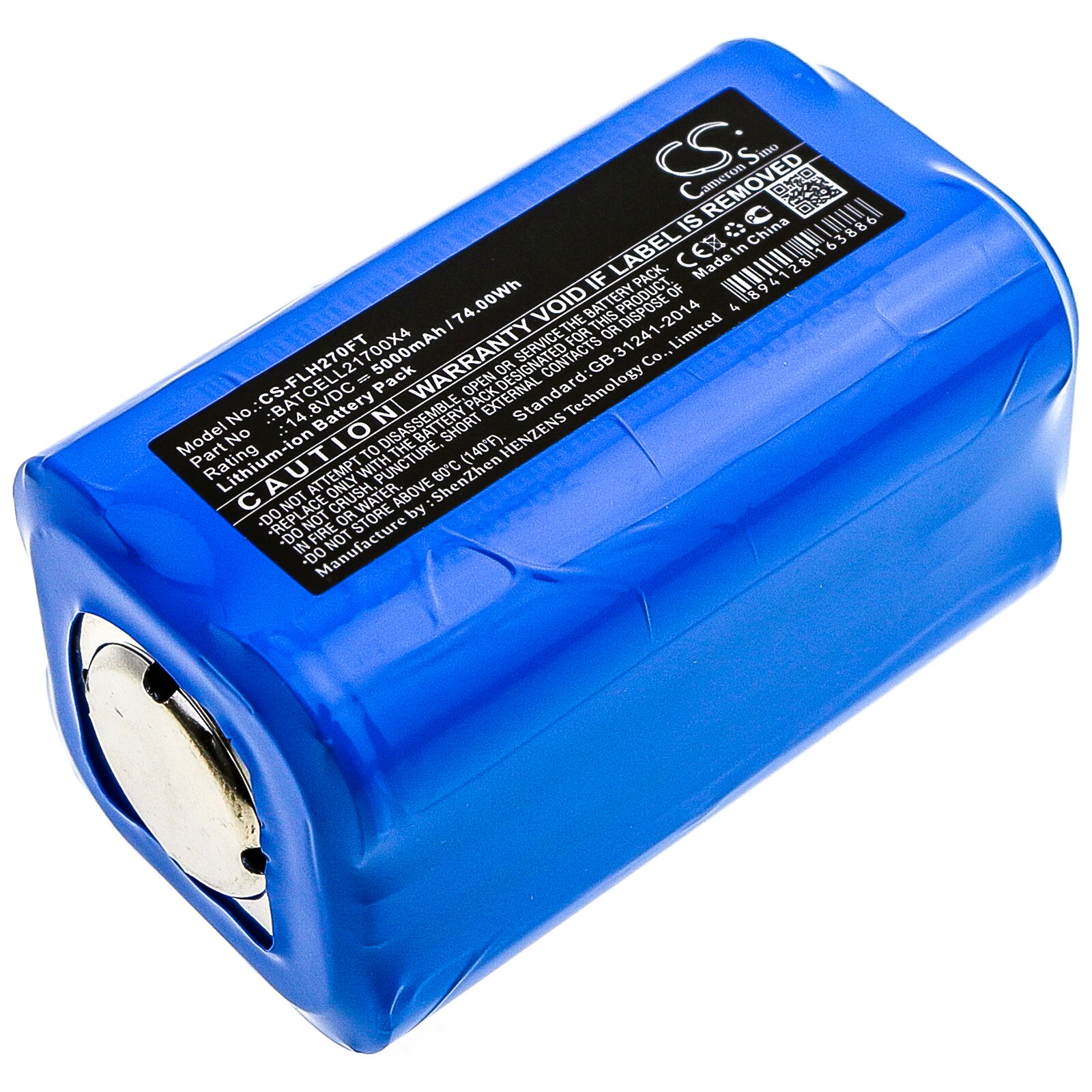 Batteri til lommelykt for Bigblue CB6500P, CB 6500P, CB6500PB
