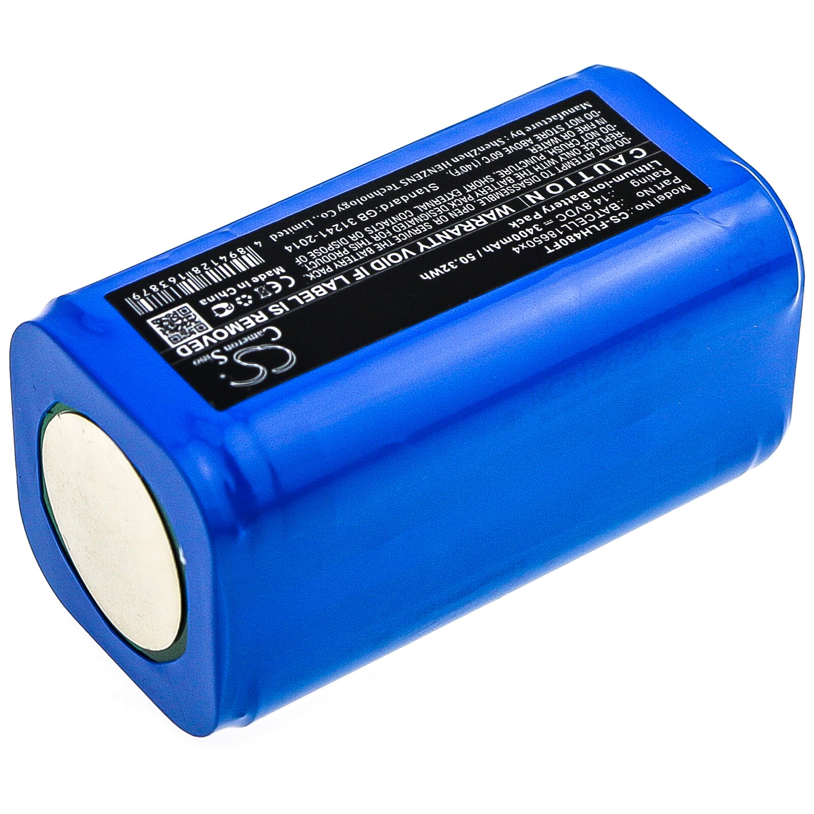 Batteri til lommelykt for Bigblue TL4000P, TL4500P, TL4800P osv.