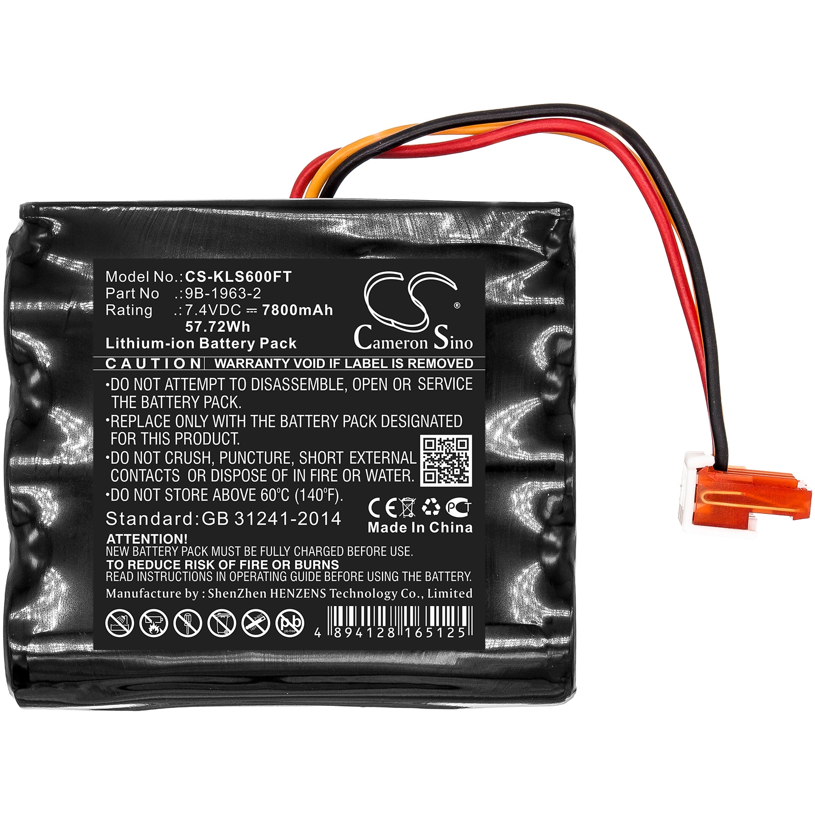 Batteri til lommelykt for Koehler Lighthawk 600, Lighthawk 600 Lumens