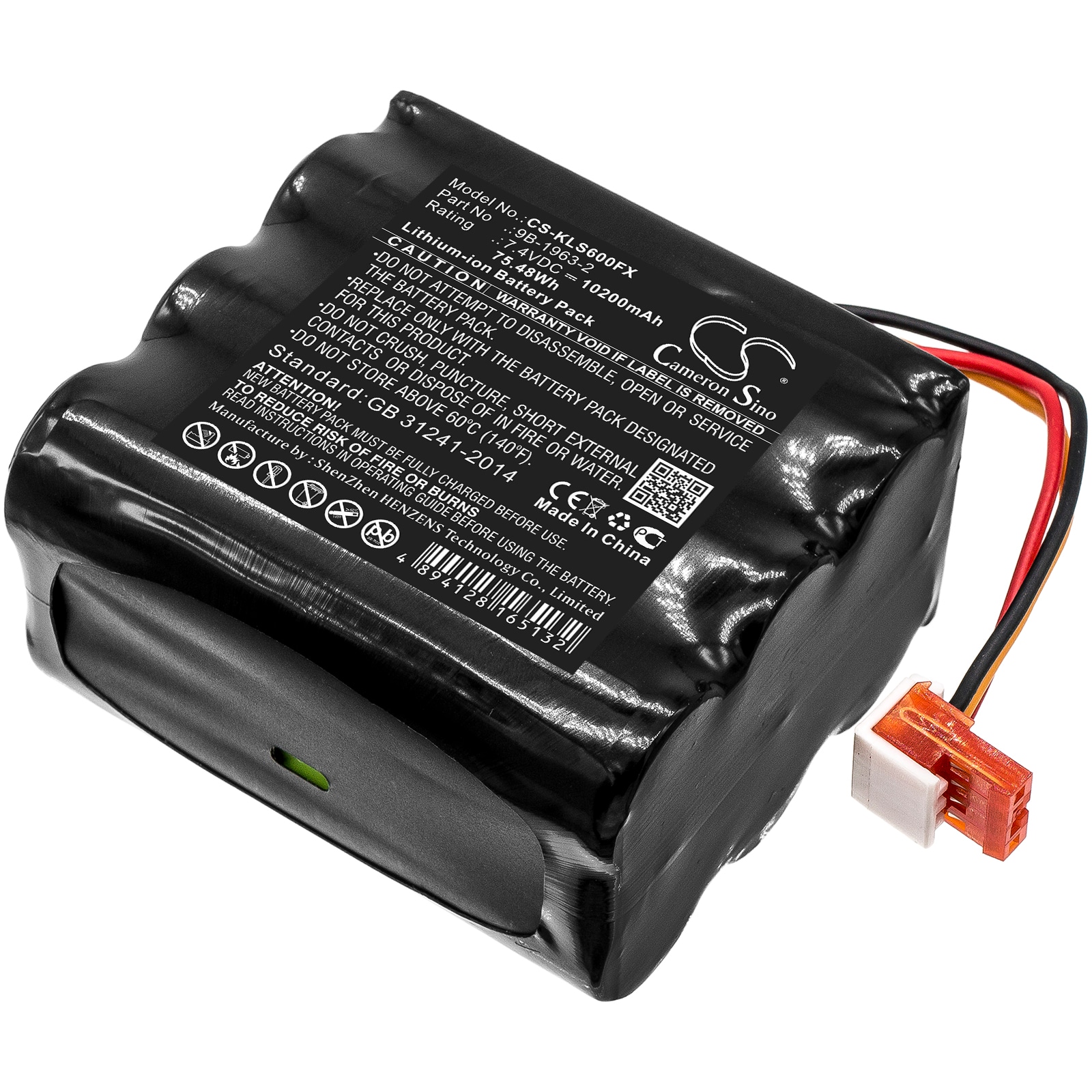 Batteri til lommelykt for Koehler Lighthawk 600, Lighthawk 600 Lumens