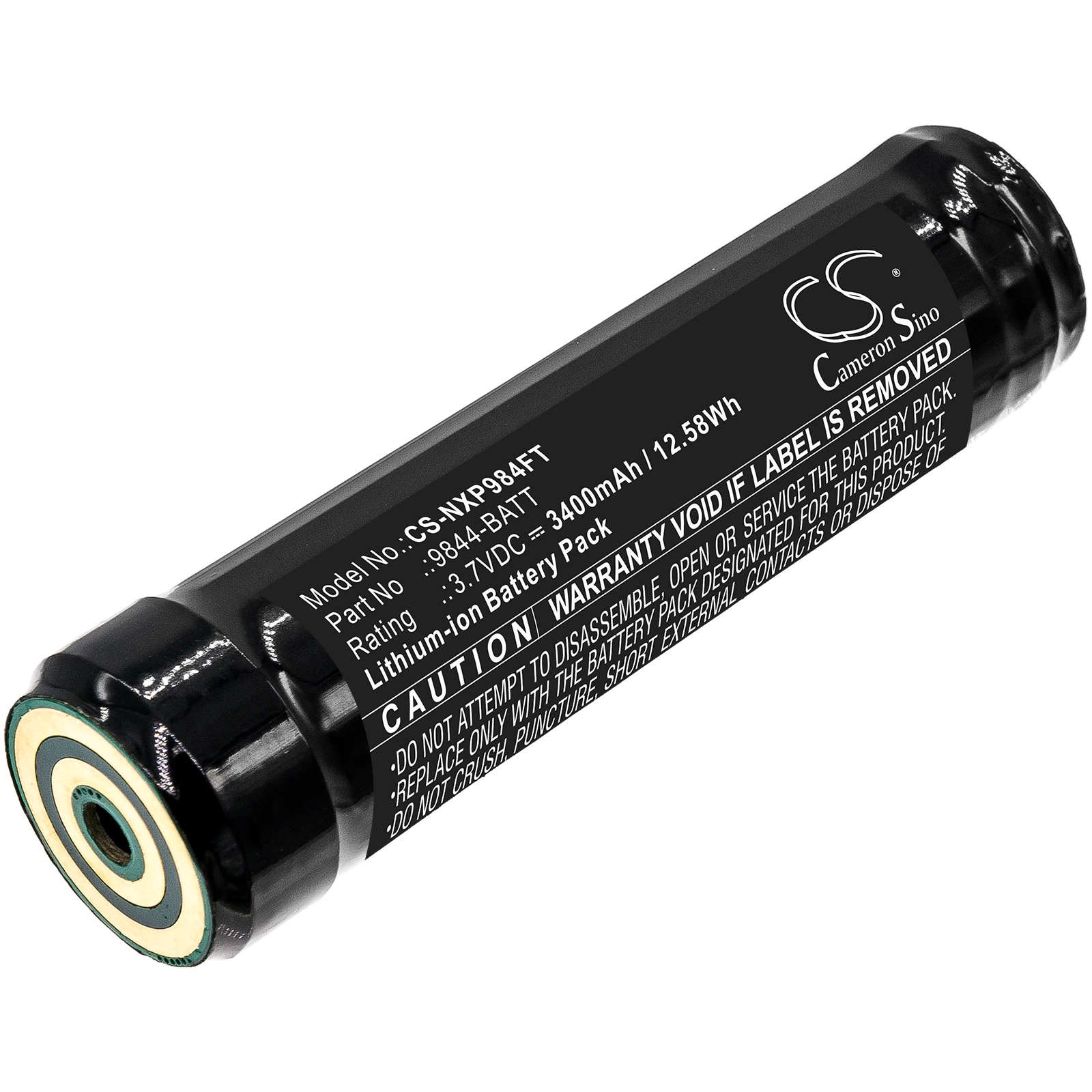 Batteri til lommelykt for Nightstick NSR-9844XL, NSP-9842XL, USB-578XL og andre.