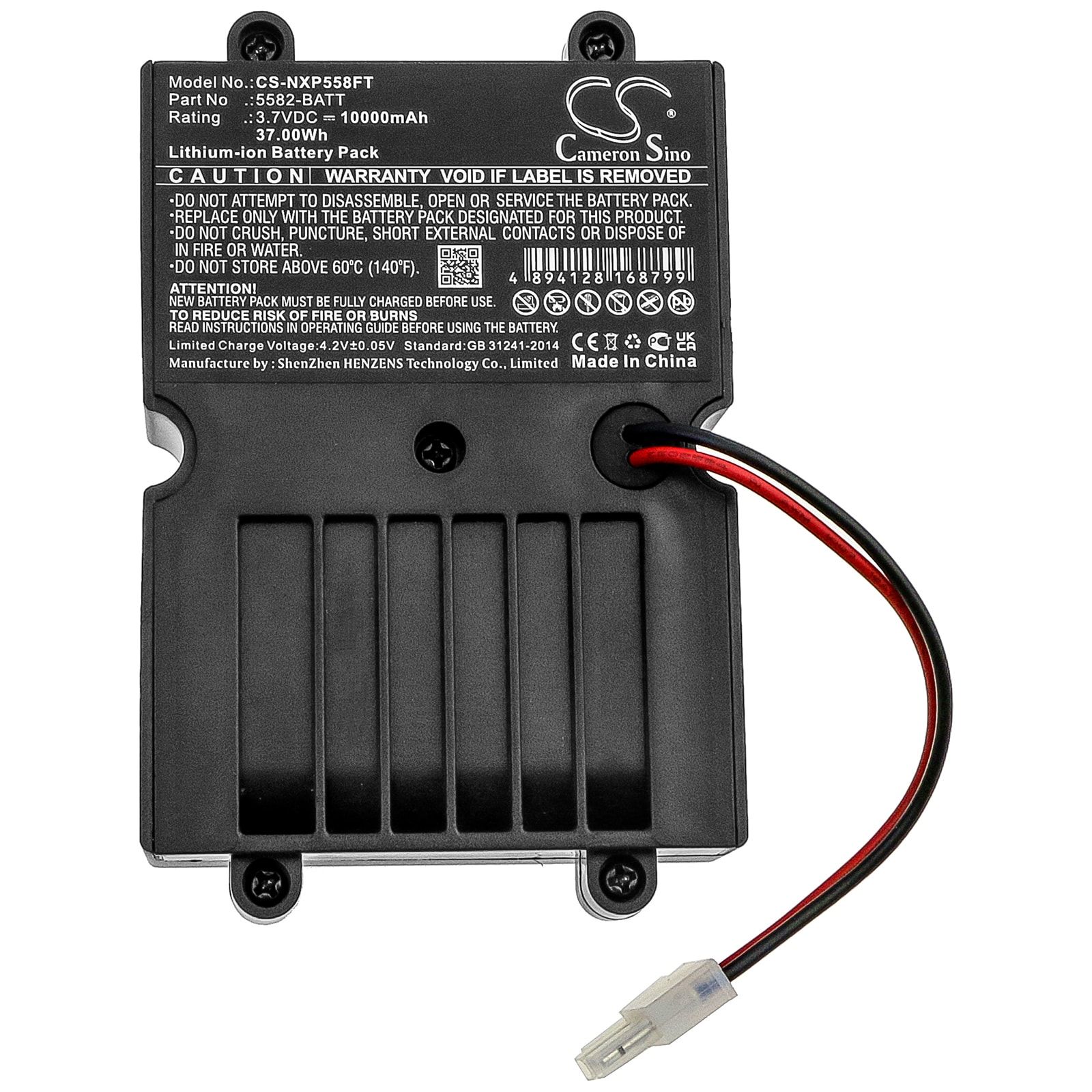 Batteri til lommelykt for Nightstick XPP-5582RX, XPR-5582GX