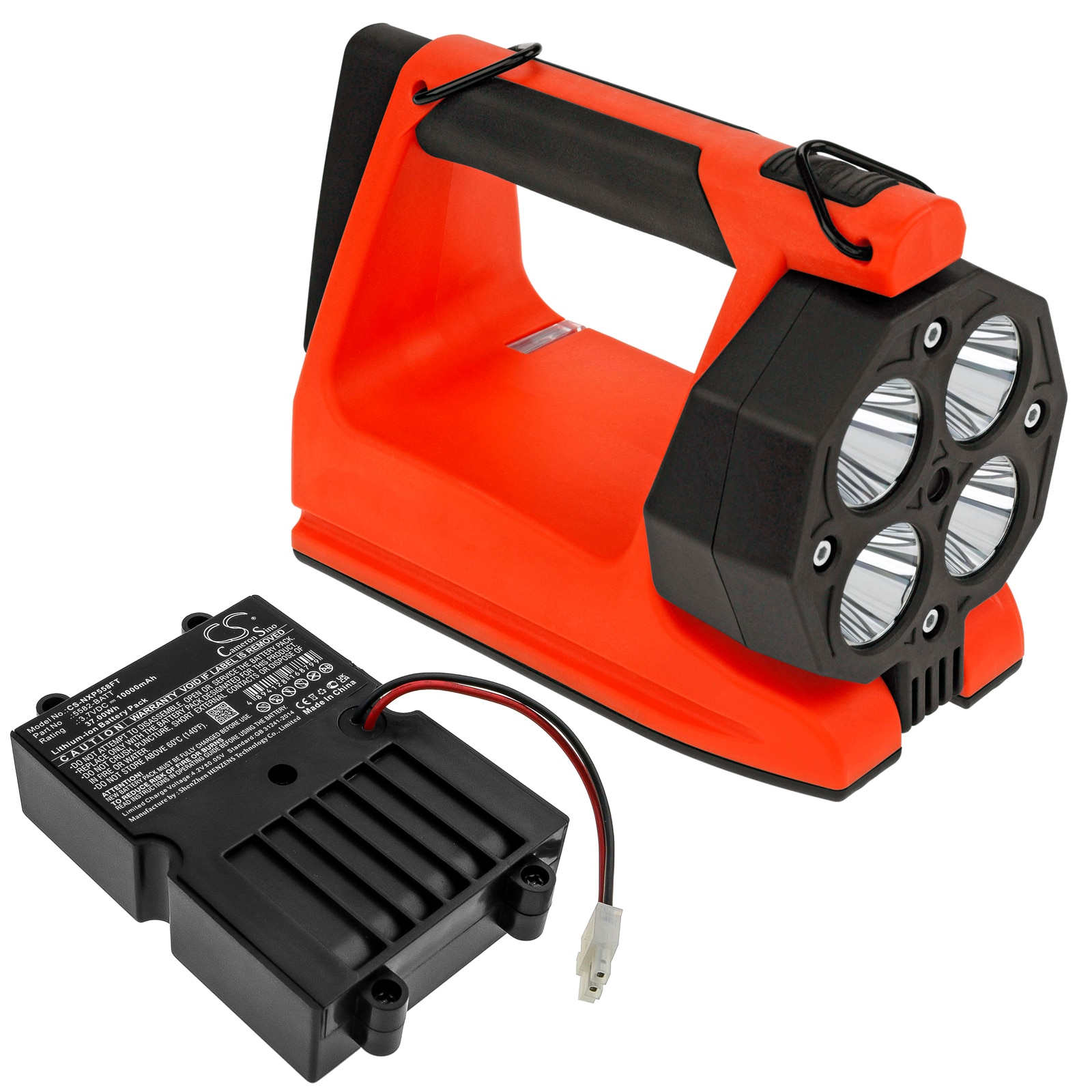 Batteri til lommelykt for Nightstick XPP-5582RX, XPR-5582GX