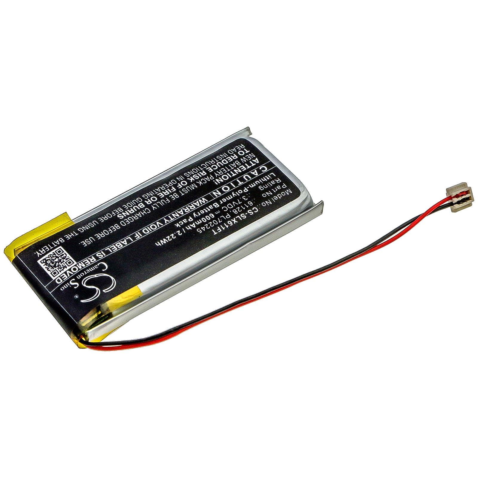 Batteri til lommelykt for Streamlight ClipMate USB