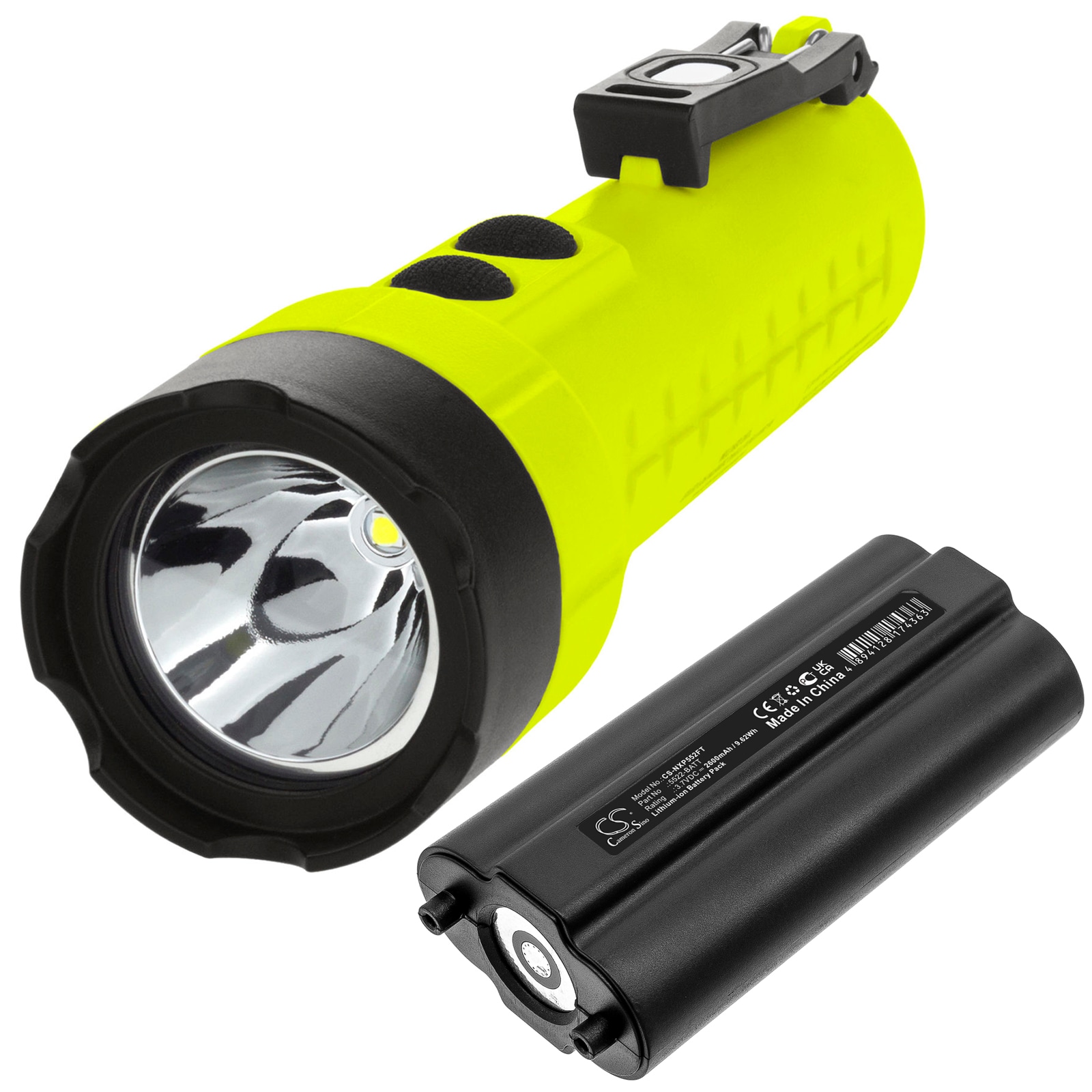 Batteri til lommelykt for Nightstick XPR-5522GMX