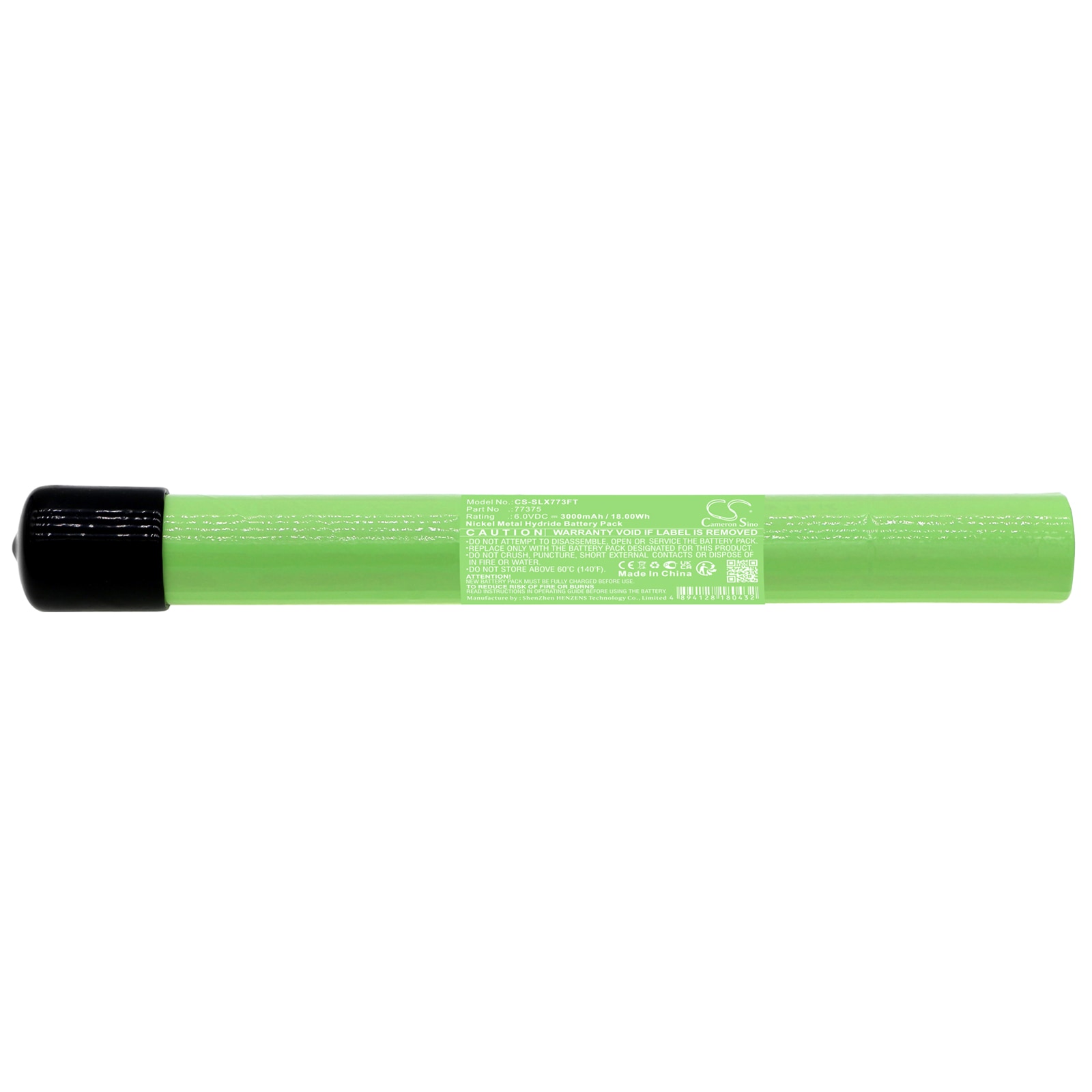 Batteri til lommelykt for Streamlight UltraStinger LED, SL-20XP-LED, SL-20L og andre.