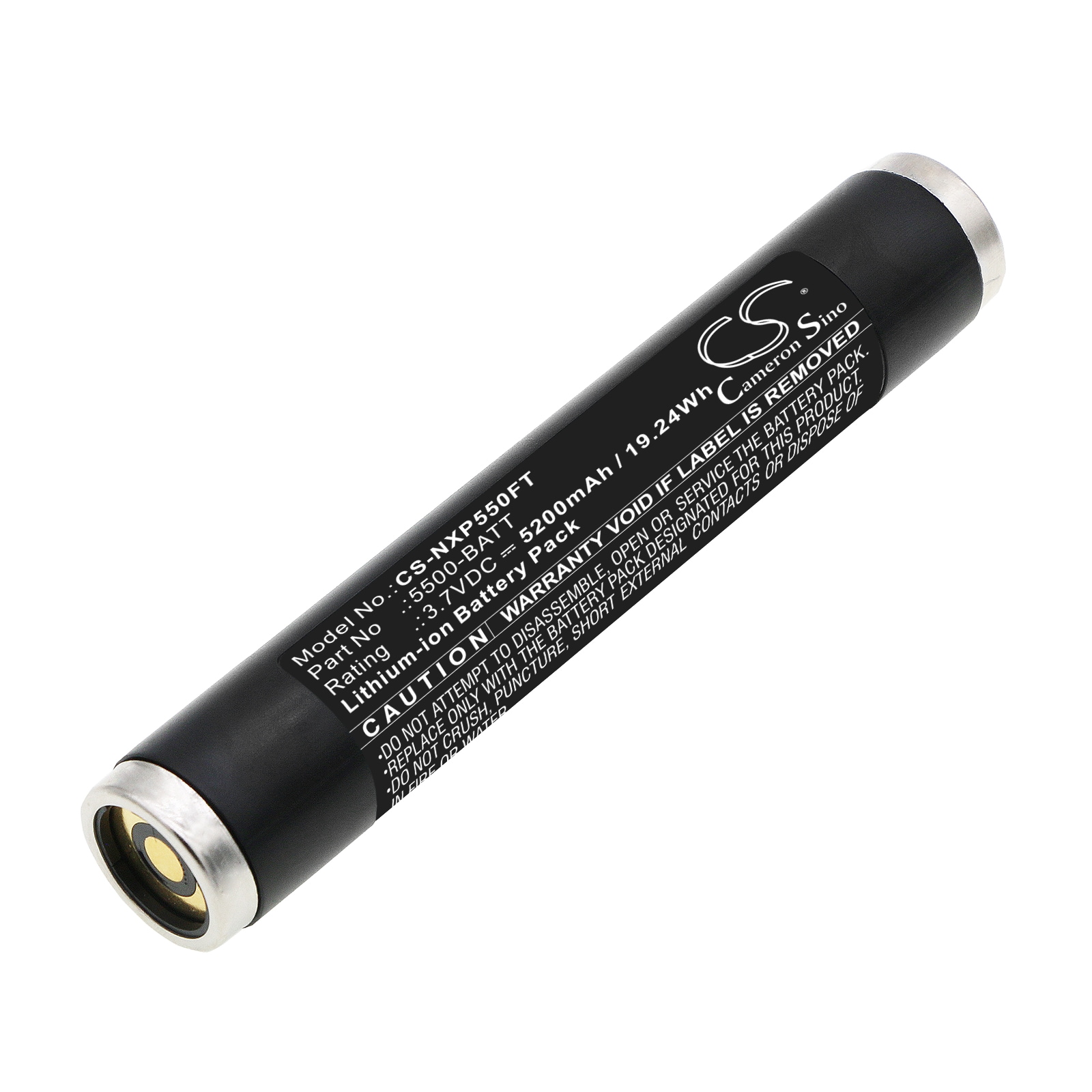 Batteri til lommelykt for Nightstick XPR-5580, XPR-5581RX, XPR-5542GMX