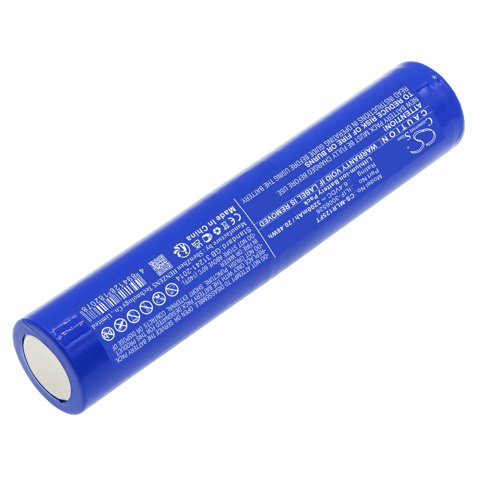 Batteri til lommelykt for Maglite ML125, ML150LR, ML150LRX