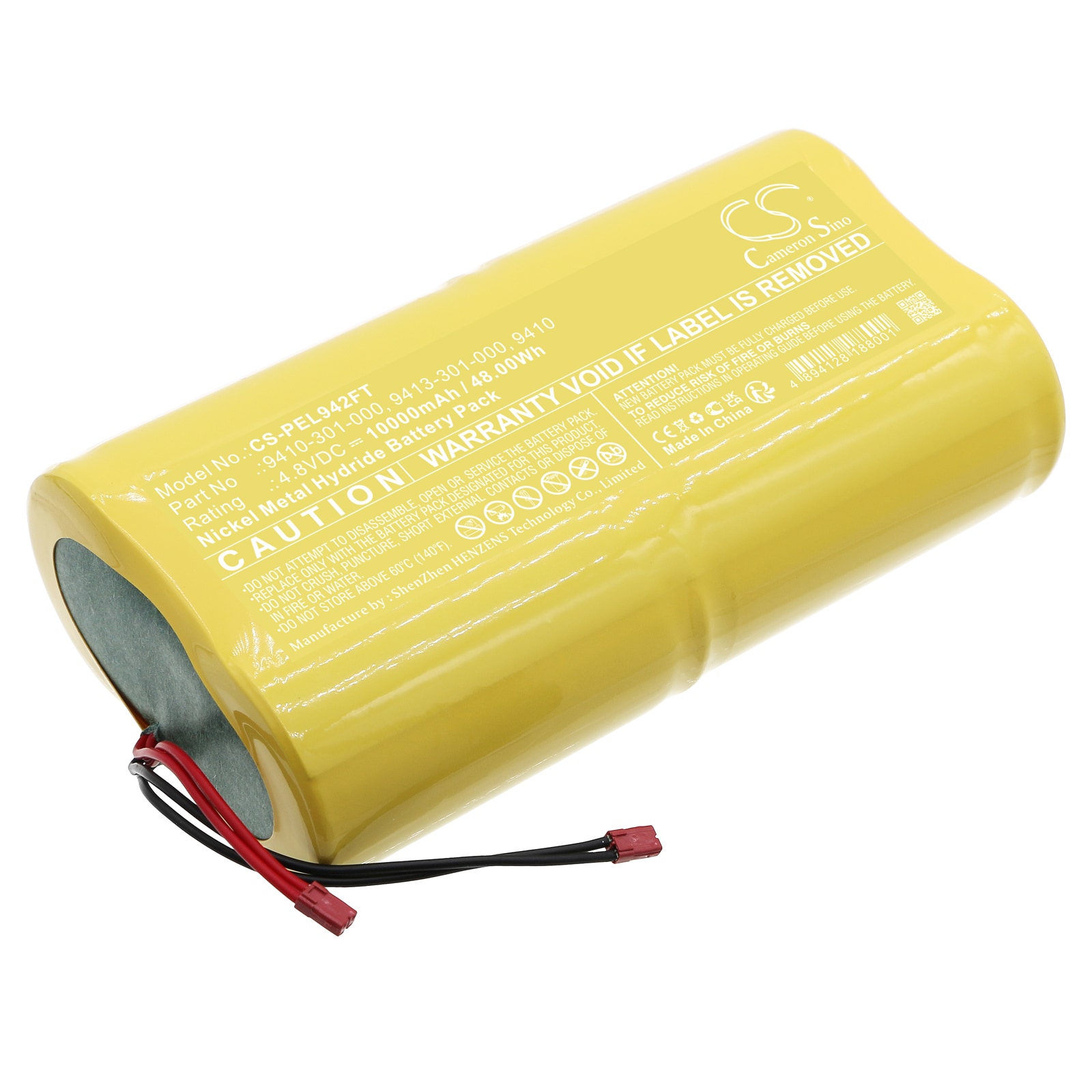 Batteri til lommelykt for Pelican 9410, 9419