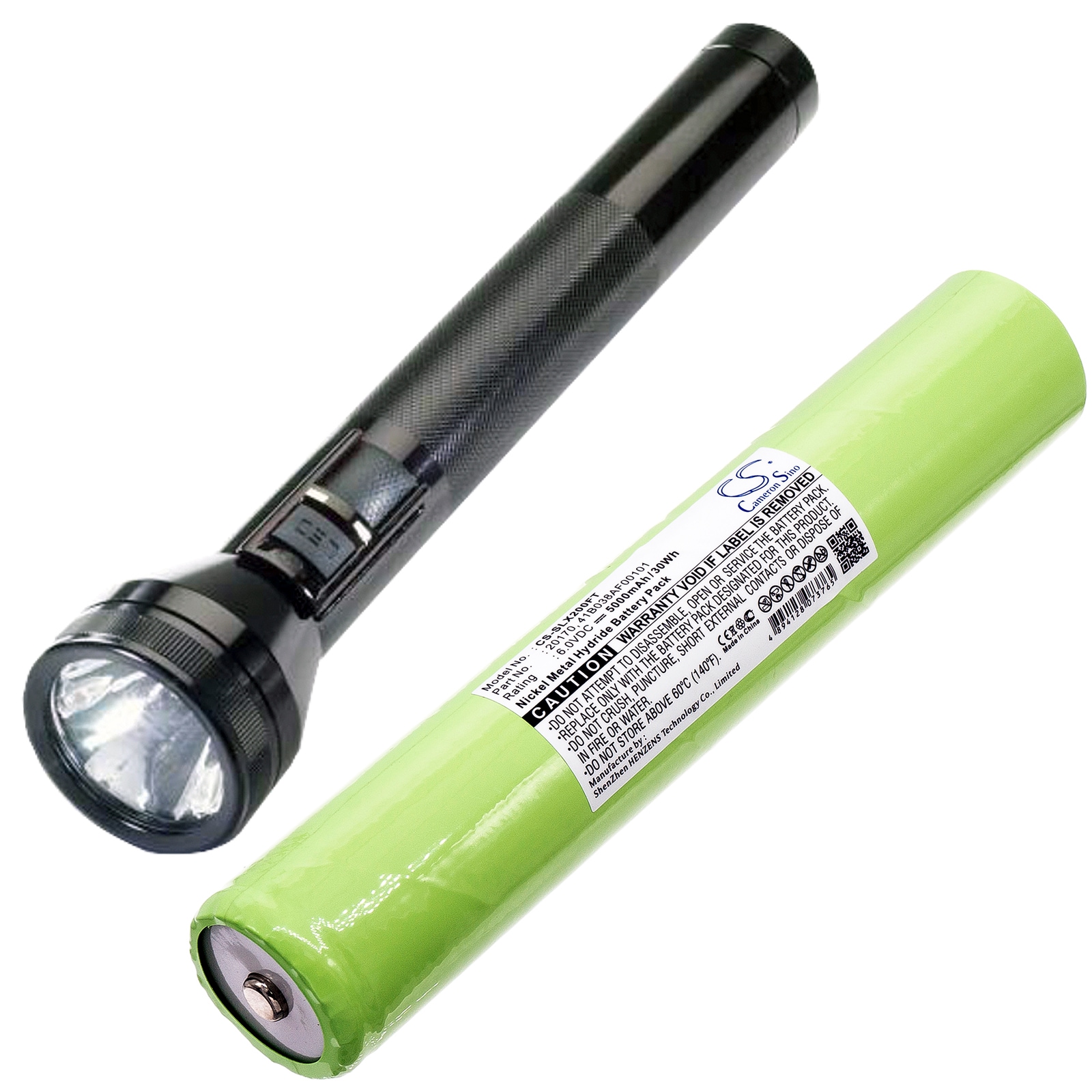 Batteri til lommelykt for Moltech N38AF001A, ESR8EE5920, Multiplier S522
