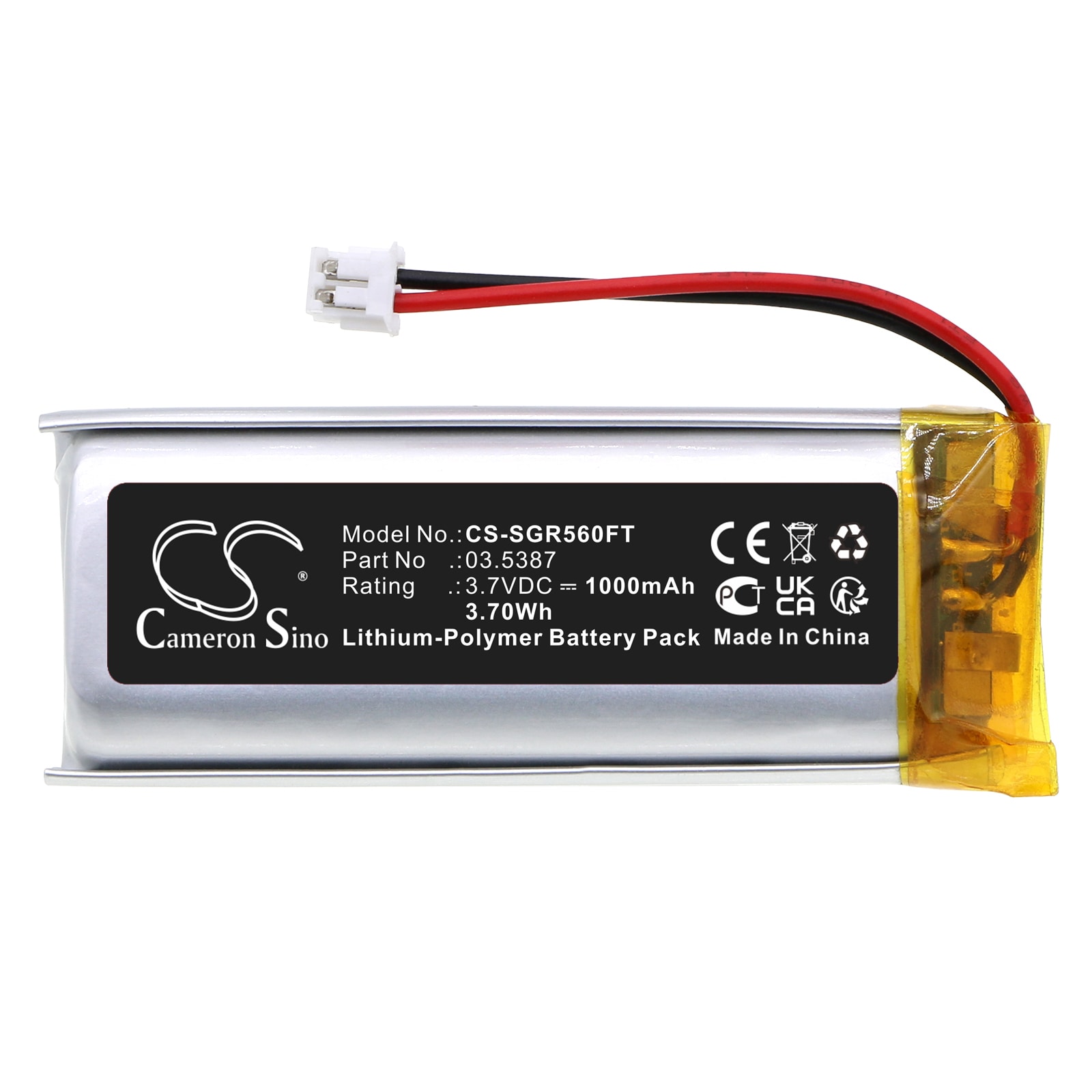 Batteri til lommelykt for SCANGRIP Mini Slim, 03.5610