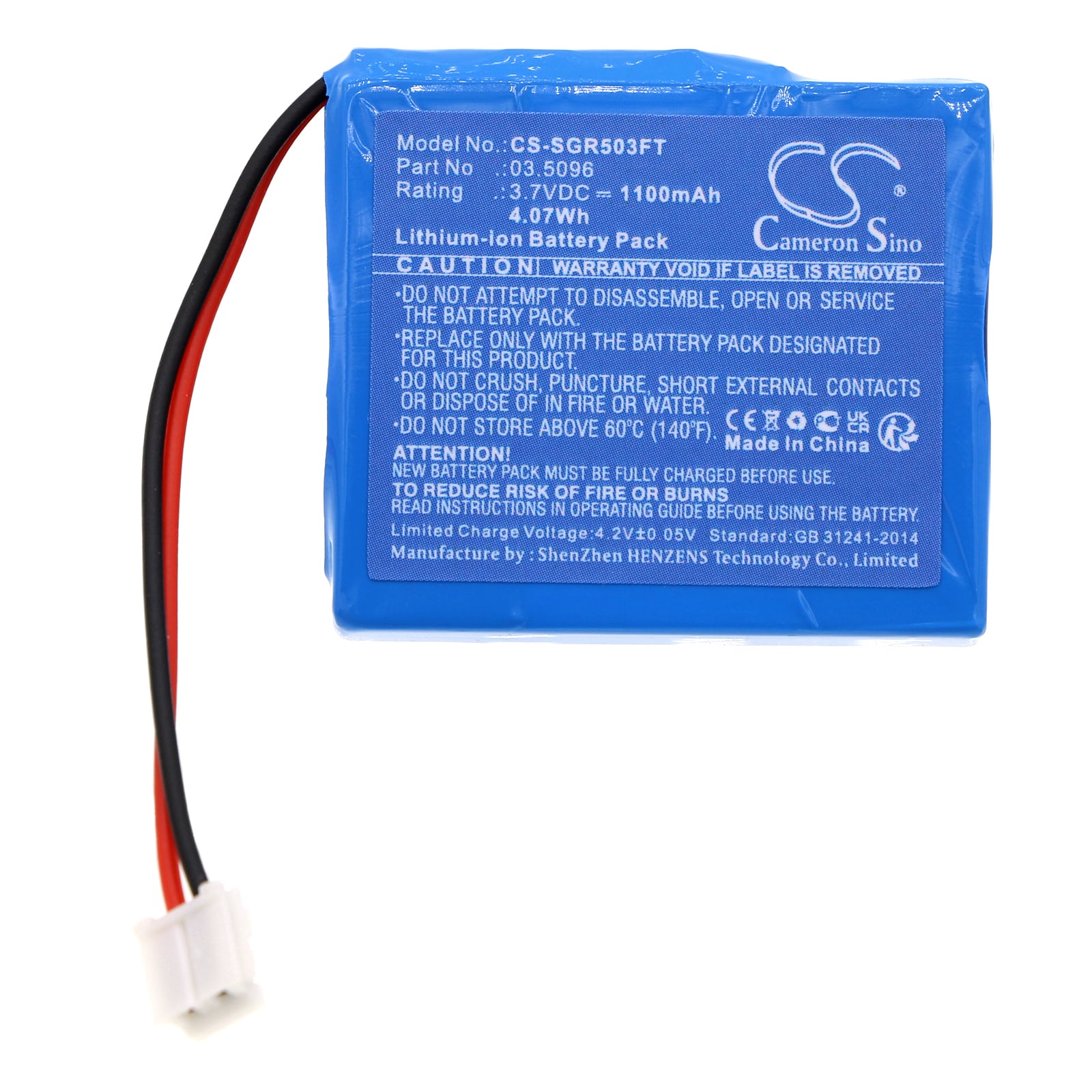 Batteri til lommelykt for SCANGRIP Miniform 03.5036
