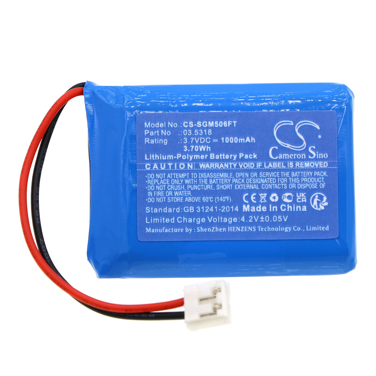 Batteri til lommelykt for SCANGRIP Miniform COB LED, 03.5060