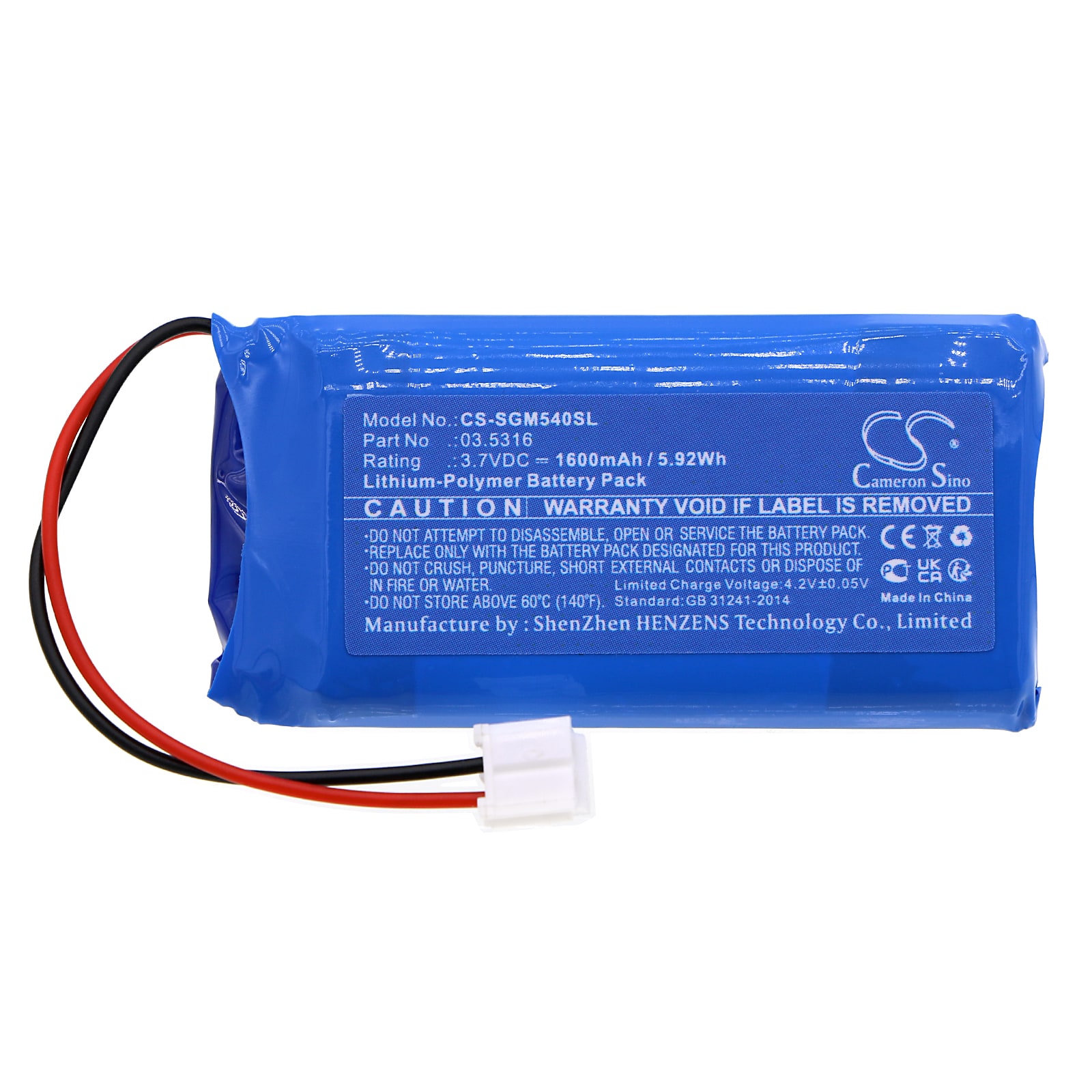 Batteri til lommelykt for SCANGRIP Midiform, 03.5421, UV Form og andre.