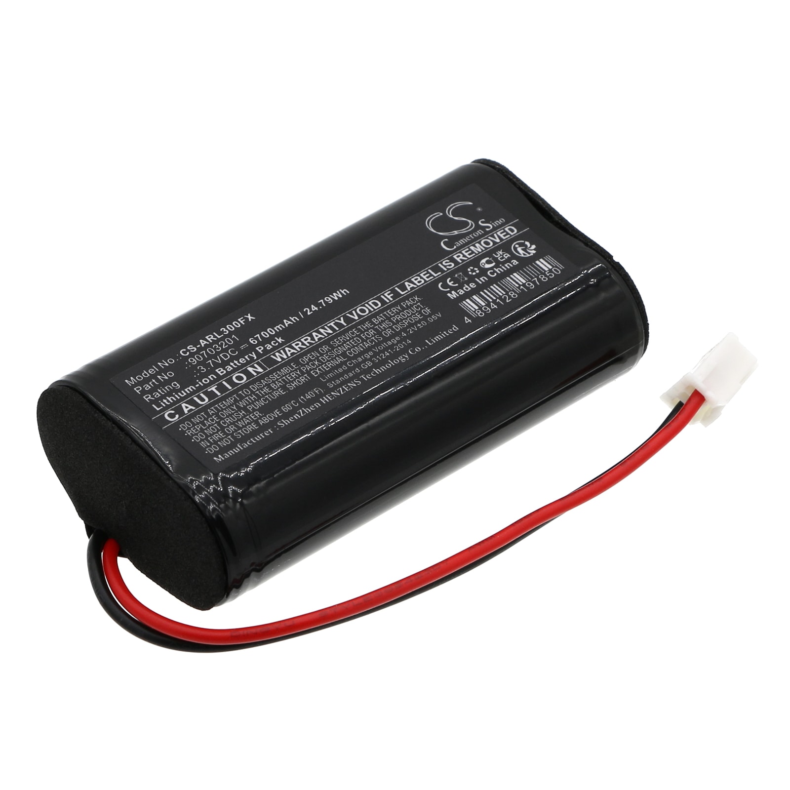 Batteri til lommelykt for ADARO Adalit L-3000, Adalit L-3000 Power, IL-300