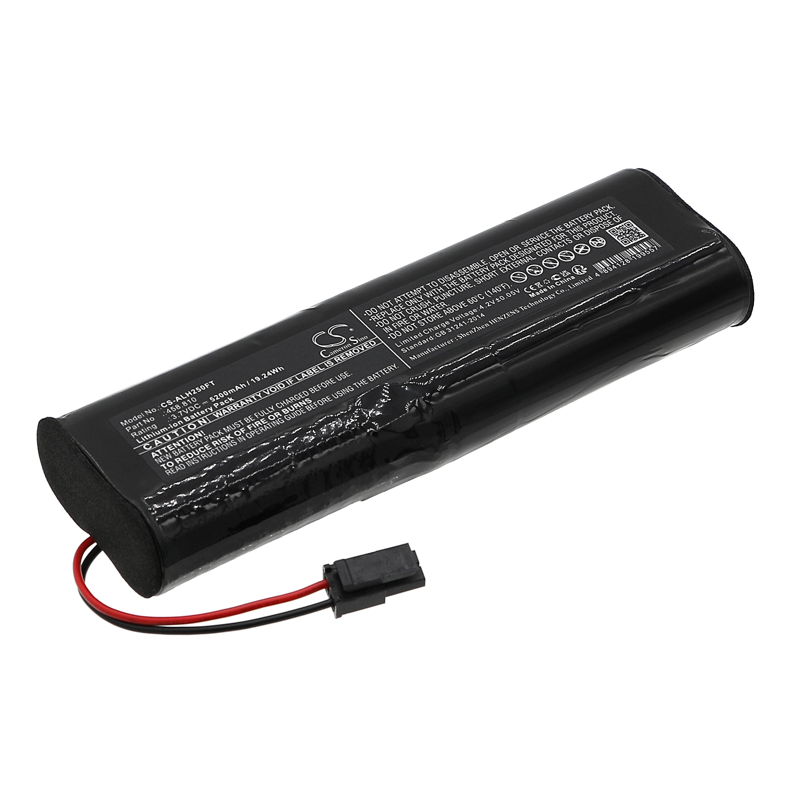 Batteri til lommelykt for Acculux HL25EX ex