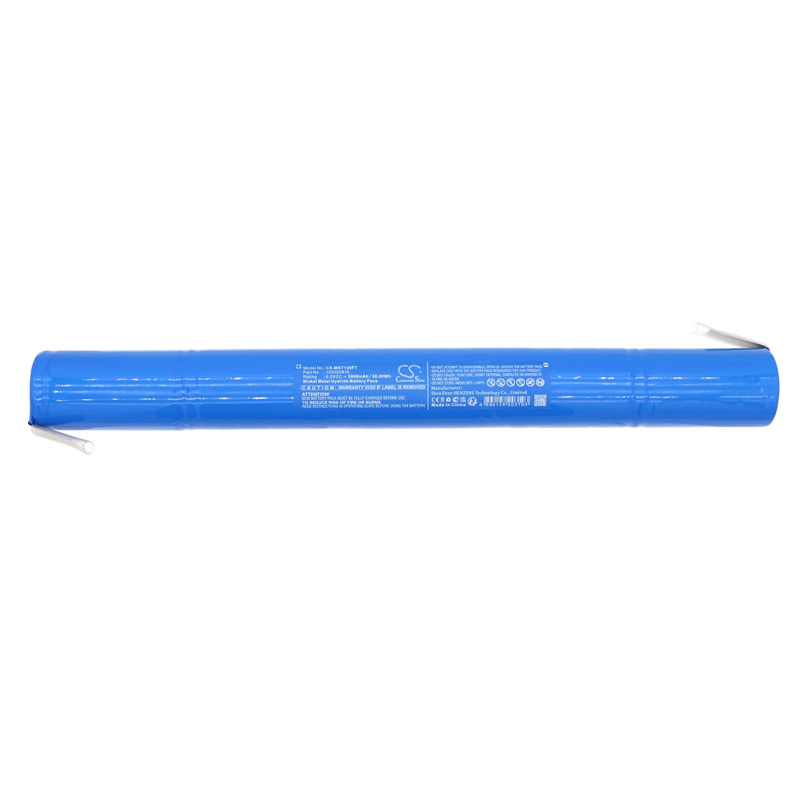 Batteri til lommelykt for MetalSub FX1211, PR1209