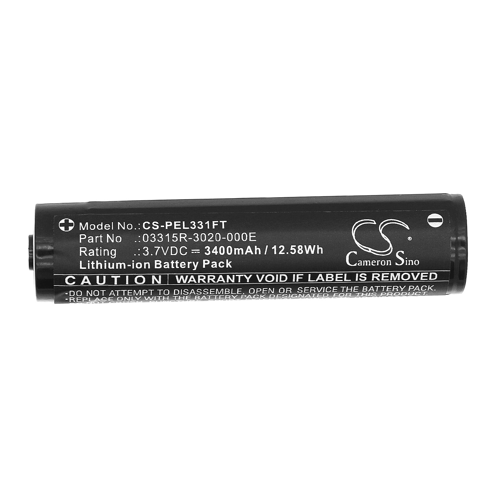 Batteri til lommelykt for Pelican 3315RZ1, 3315RZ1-RA