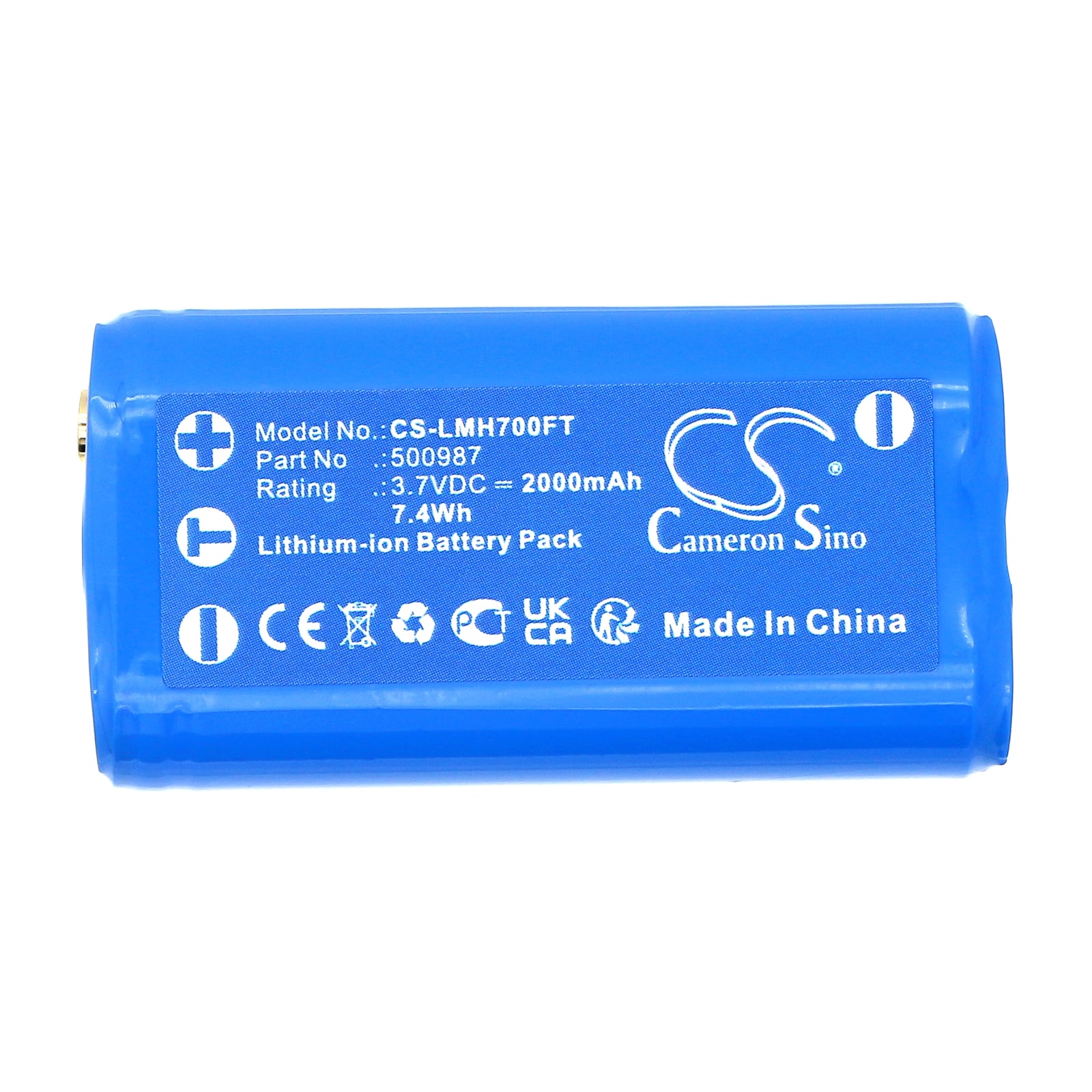 Lommelyktbatteri for Ledlenser MH7, MH8