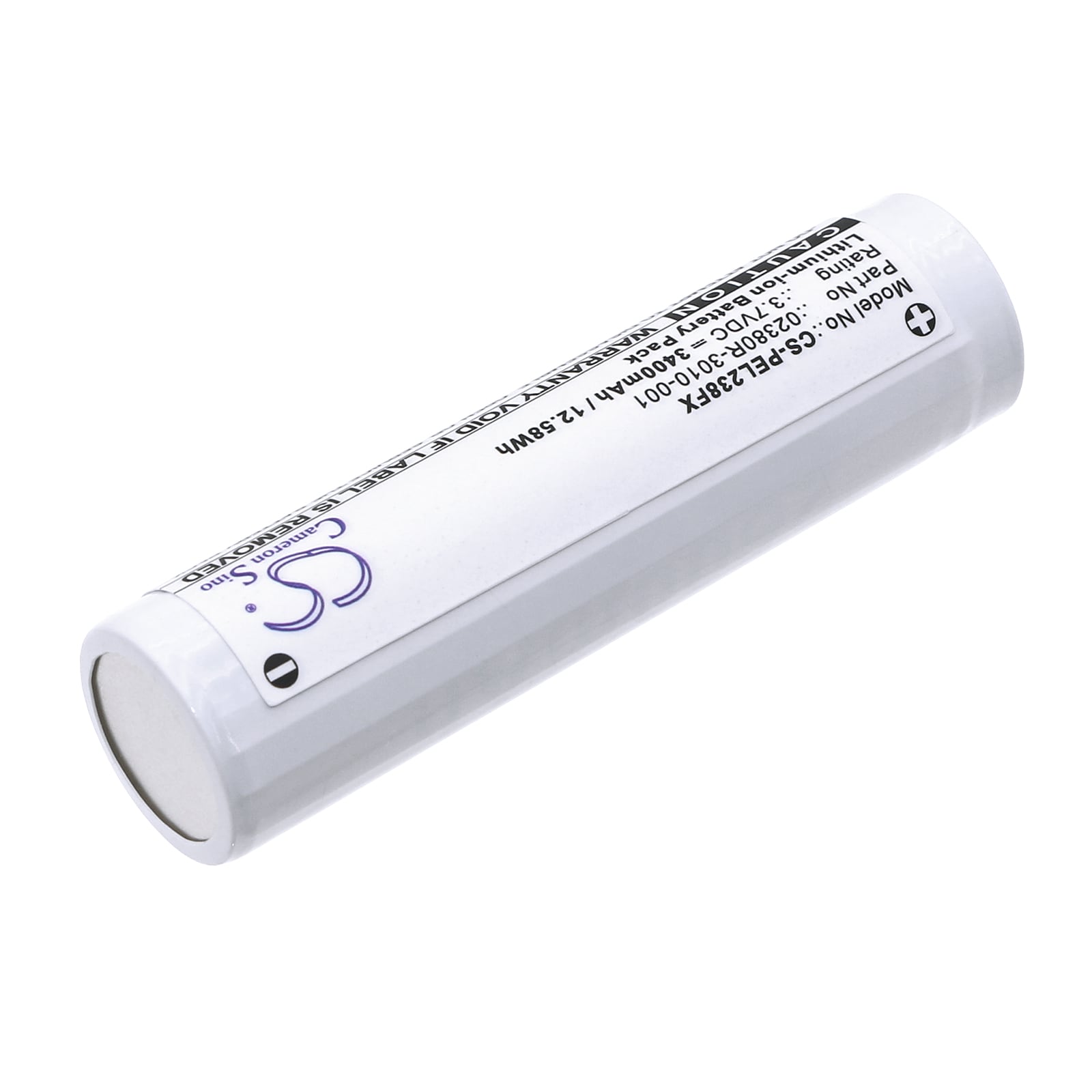 Batteri til lommelykt for Pelican 7610 taktisk lommelykt, 7620 taktisk lommelykt osv.