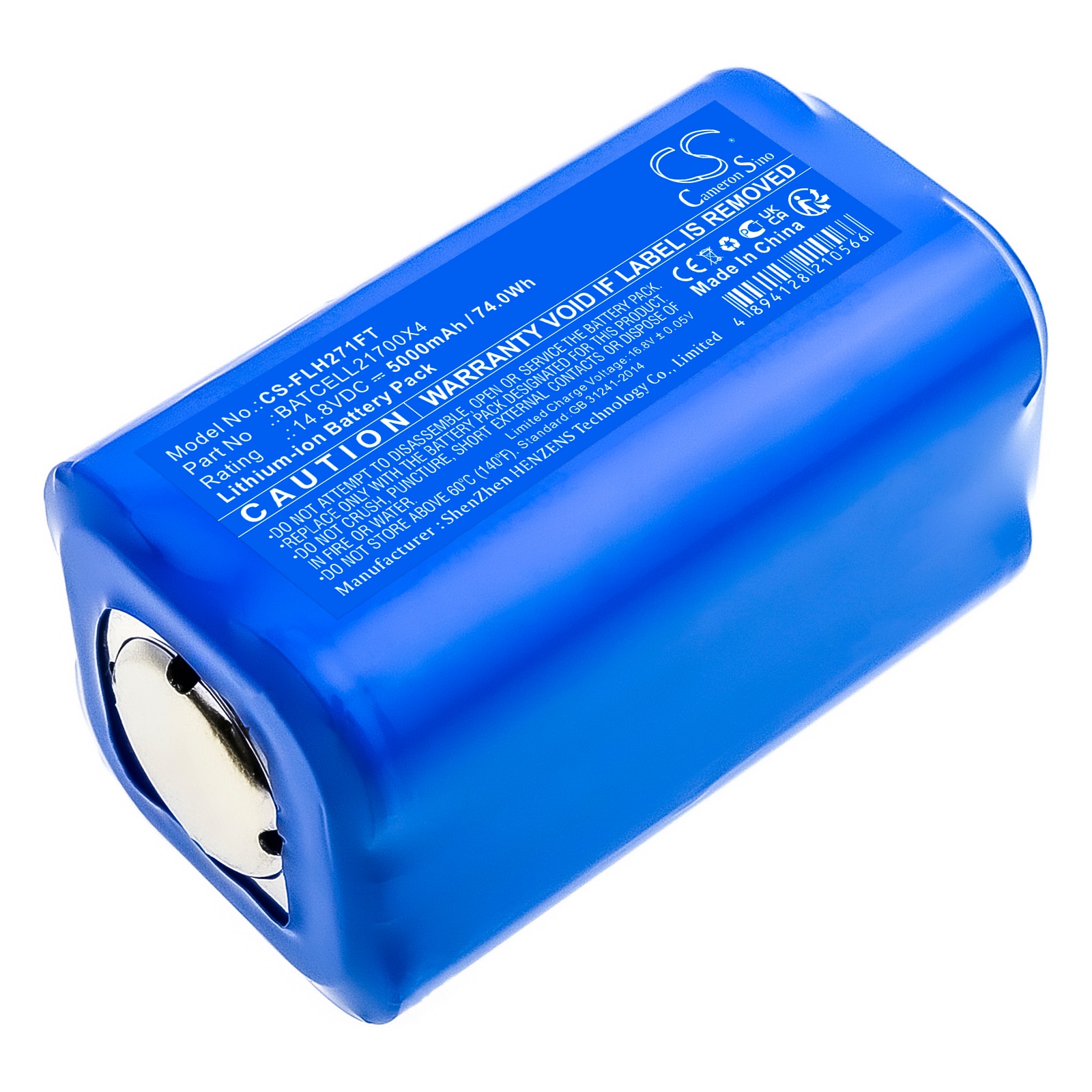 Batteri til lommelykt for Bigblue CB9000P, CB10000PRC, CB 9000P og andre.