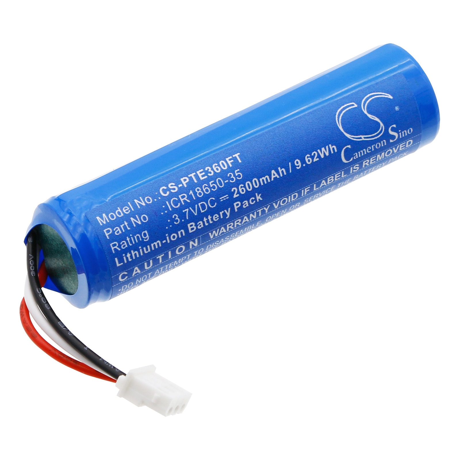Batteri til lommelykt for Petzl E36NAO, Nao, Nao+ osv.