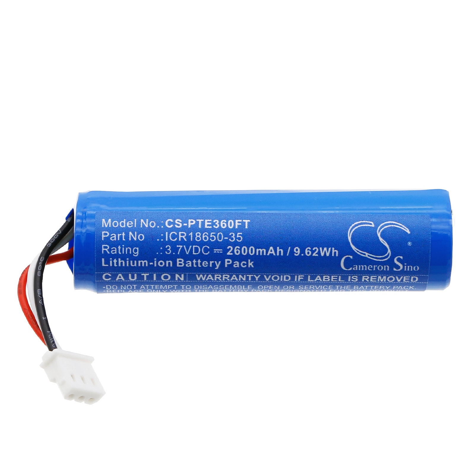Batteri til lommelykt for Petzl E36NAO, Nao, Nao+ osv.
