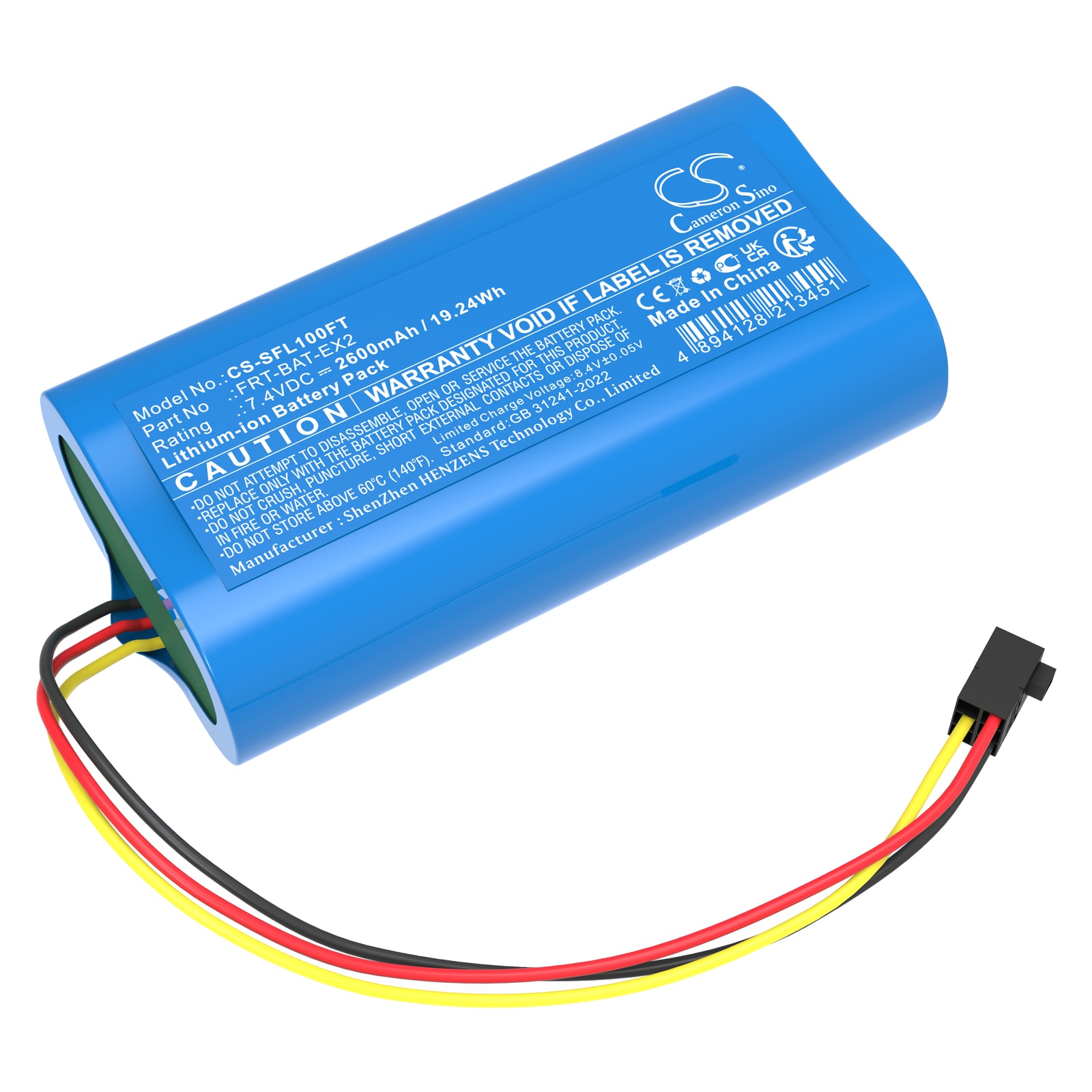 Batteri til lommelykt for Stripelight FRT-EX, FRT-L1, FRT-RS