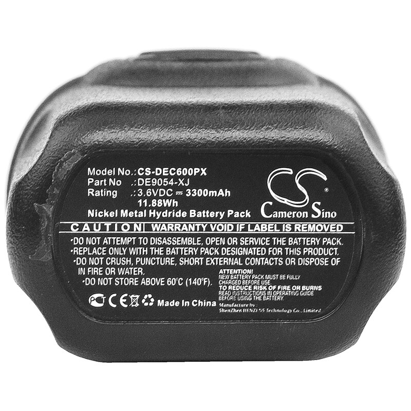 Batteri til elektroverktøy for DeWalt DC600 skrutrekker, DC600KA, DC600-GB og andre.