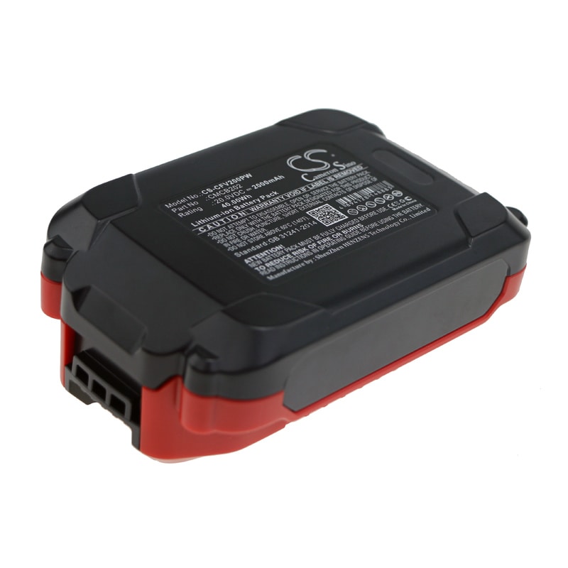 Batteri til elektroverktøy for Craftsman V20 batteridrevet kompaktblåser, CMCBL0100 og andre