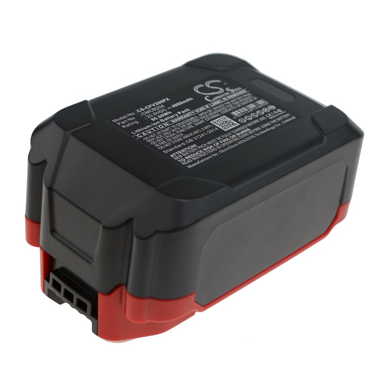 Batteri til elektroverktøy for Craftsman V20 batteridrevet kompaktblåser, CMCBL0100 og andre