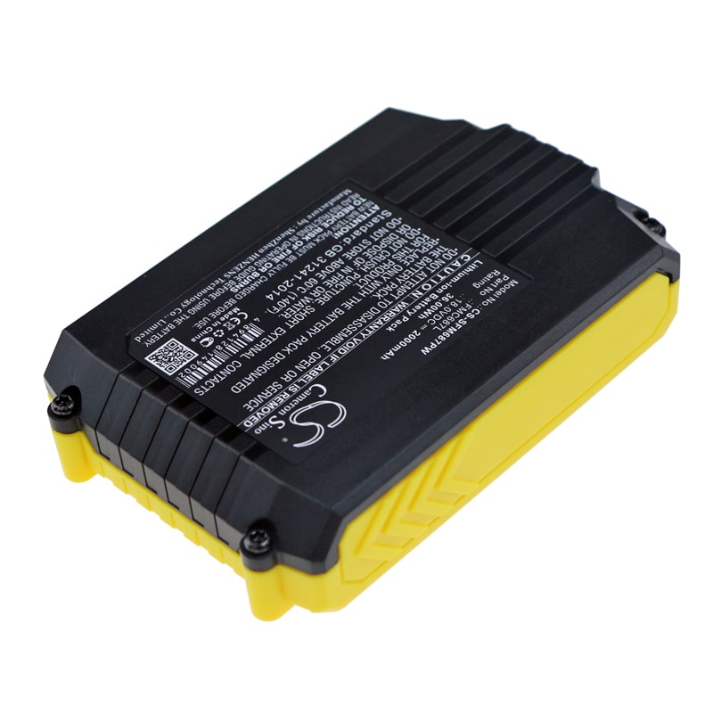 Batteri til elektroverktøy for Black & Decker ASD18 Type 1, ASD18 Type 2, ASD184 Type 1 og andre
