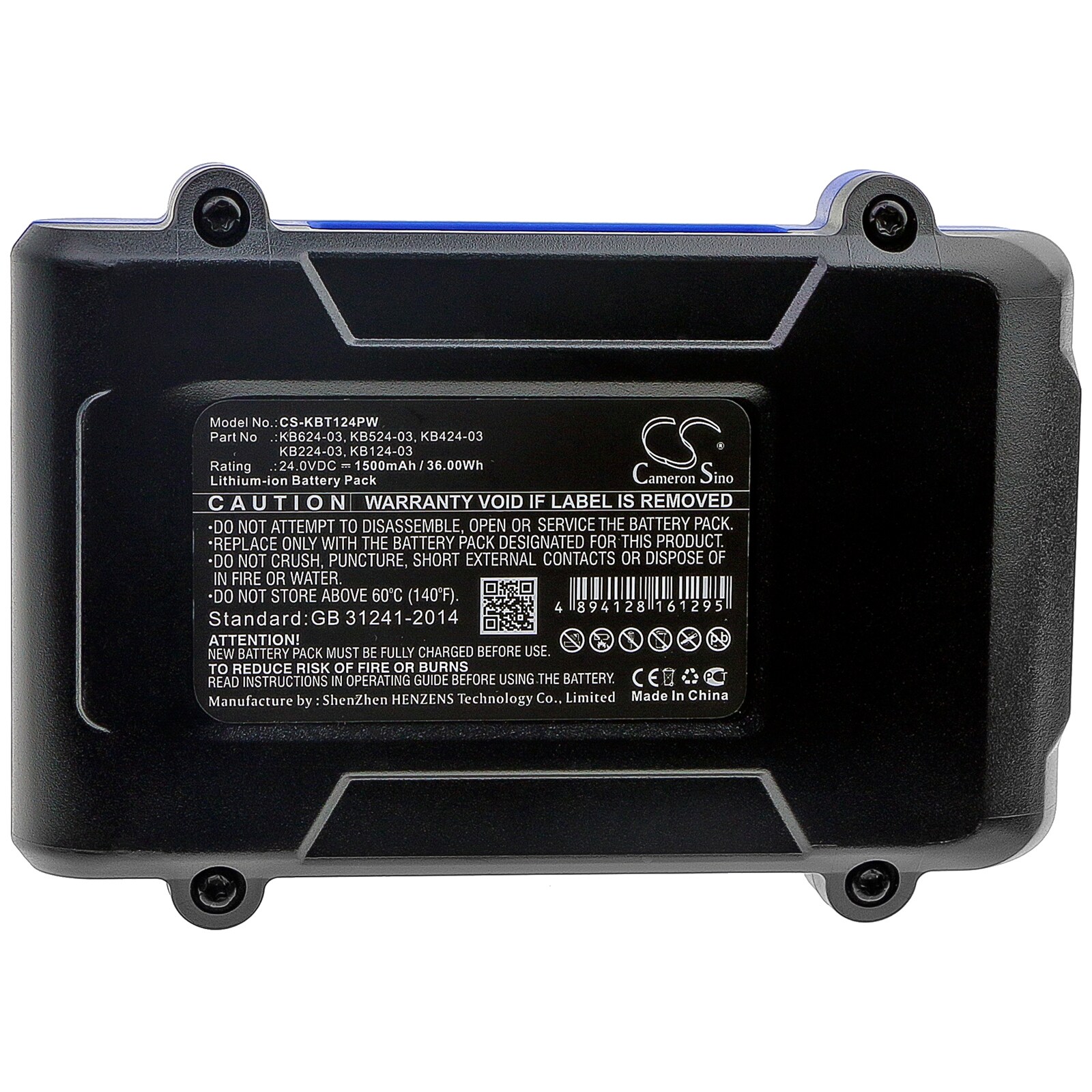 Batteri til elektroverktøy for KOBALT KRAD 1224B-03, 1518740, KHD 524B-03 og andre.