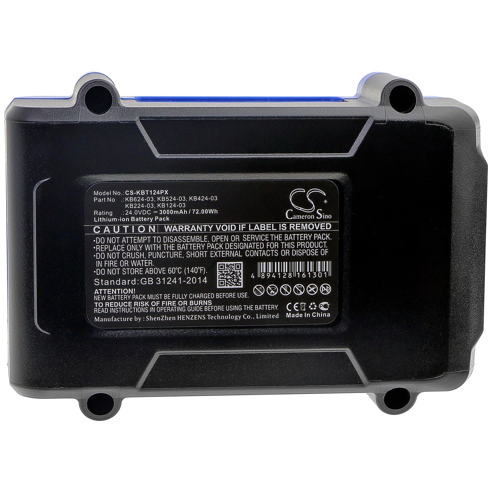 Batteri til elektroverktøy for KOBALT KRAD 1224B-03, 1518740, KHD 524B-03 og andre.