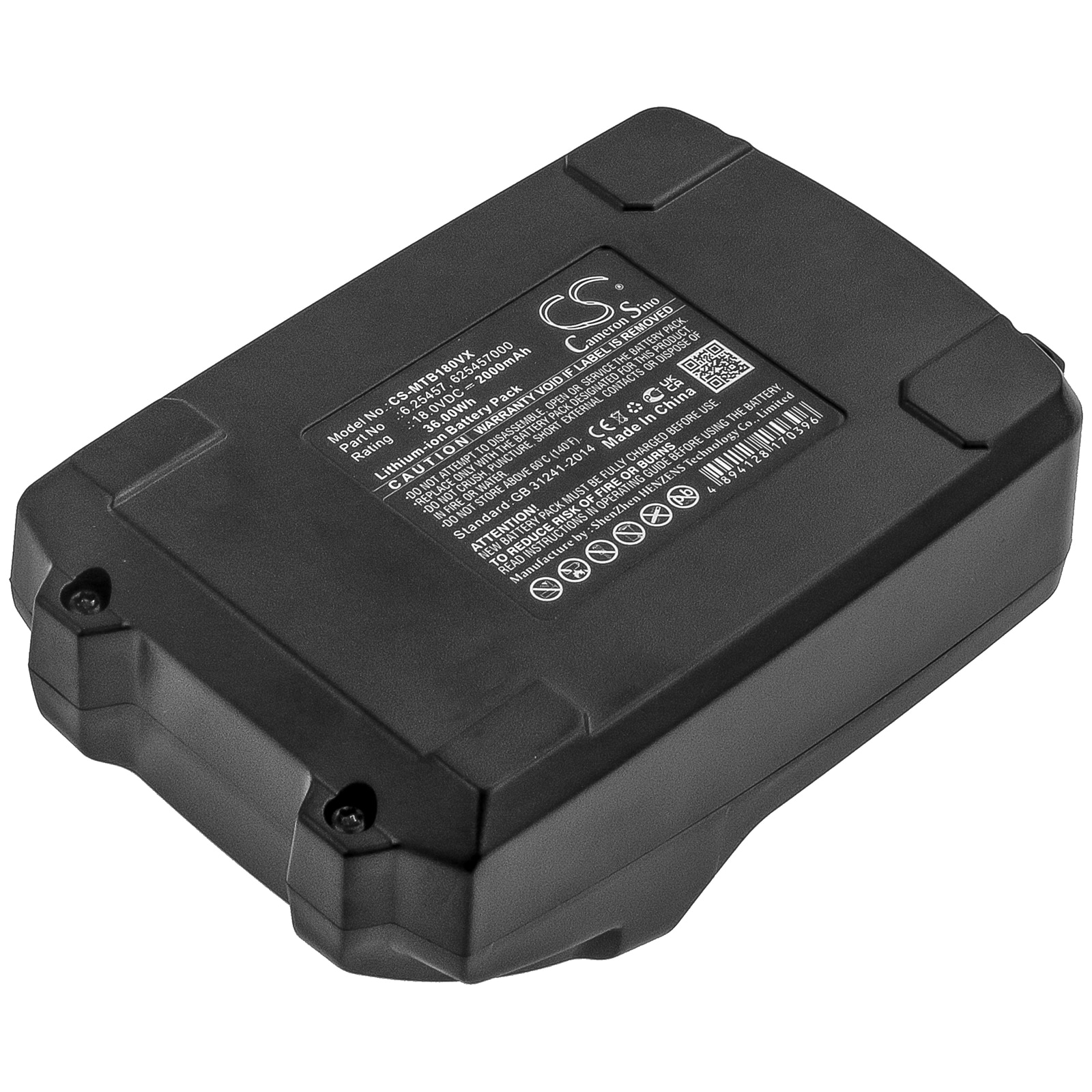Batteri til elektroverktøy for Prebena PKT-8-PR100, PKT-8-PR100-LM og andre
