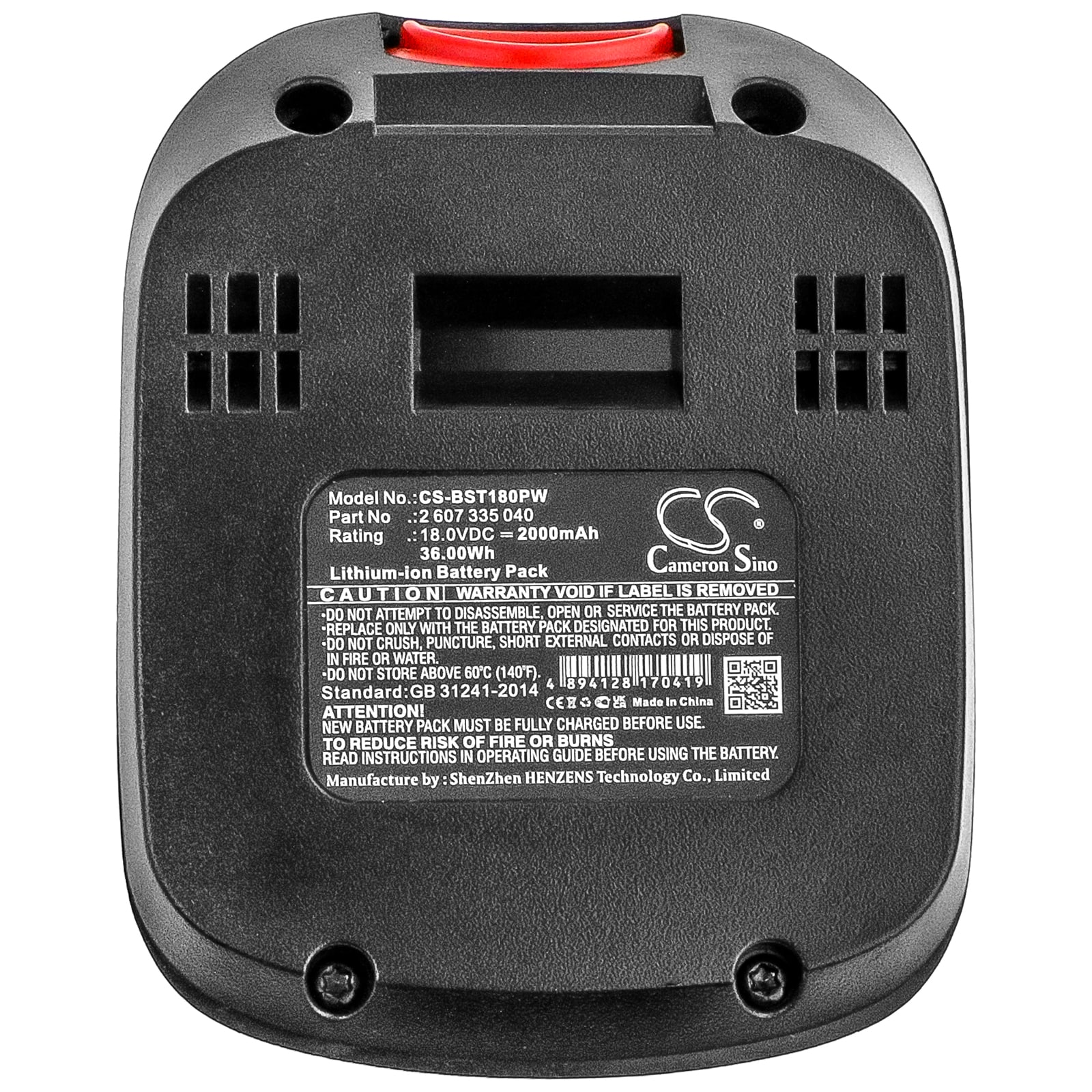 Bosch 18V Batteri 2000 mAh – Li-ion Erstatningsbatteri for Elektroverktøy