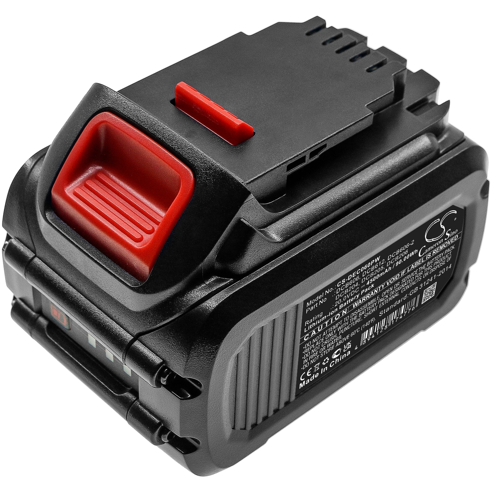 Batteri til elektroverktøy for DeWalt 20V MAX, 60V MAX, 120V MAX osv.