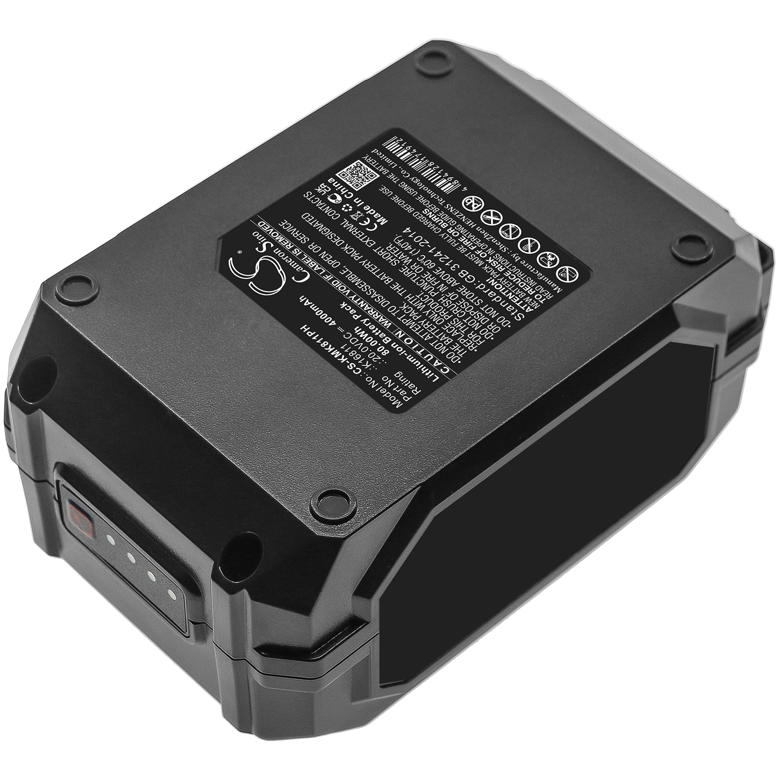 Batteri for elektroverktøy til Kimo 6 tommers batteridrevet motorsag, QM-6001, QM-T20 og andre