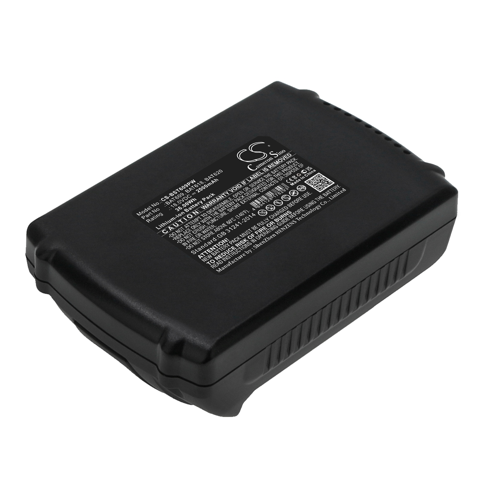 Batteri til elektroverktøy for Bosch GWS 18 V-LI, GSR 18-2-LI, GSR 18 VE-2-LI og andre.