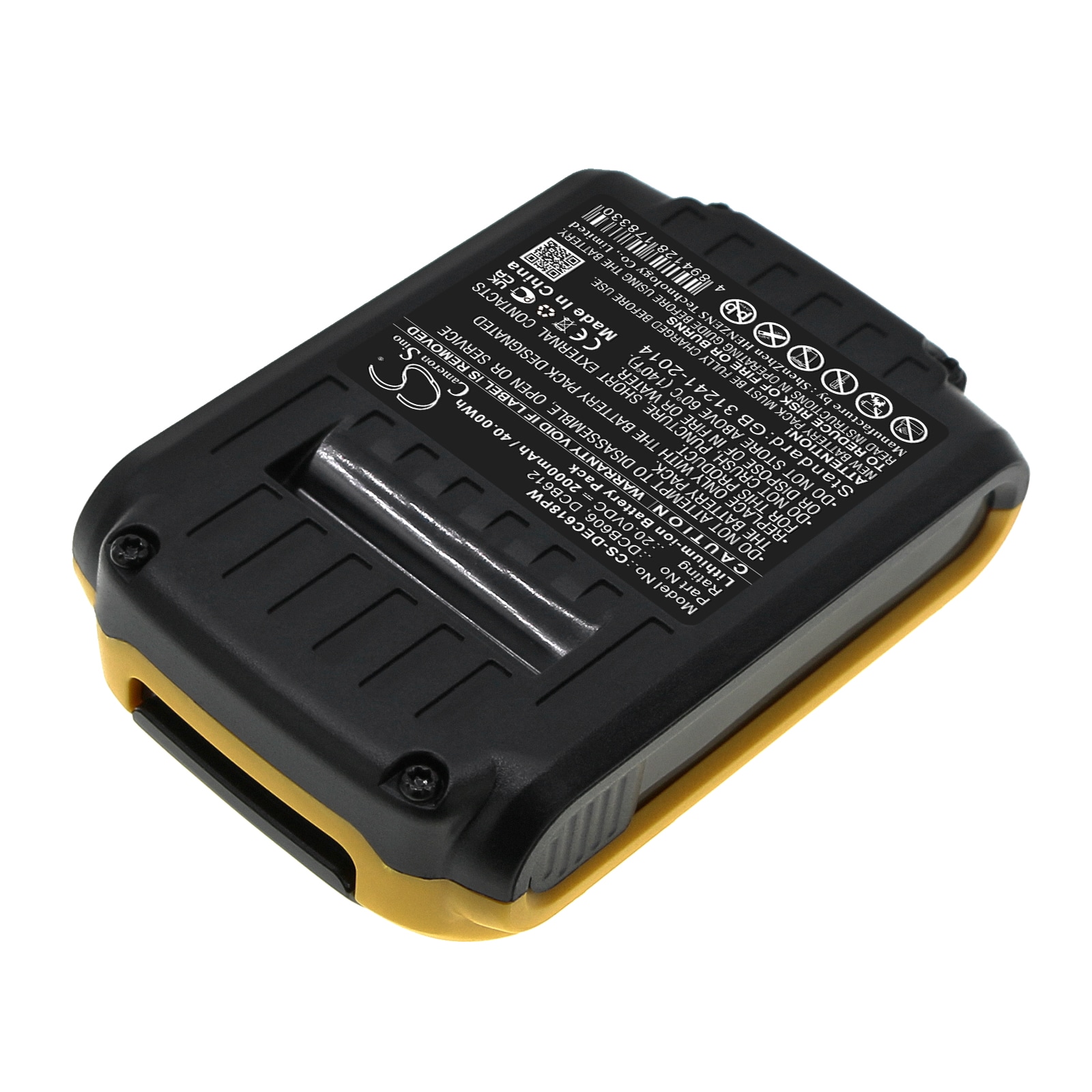 Batteri til elektroverktøy for DeWalt 20V MAX, 60V MAX, 120V MAX osv.