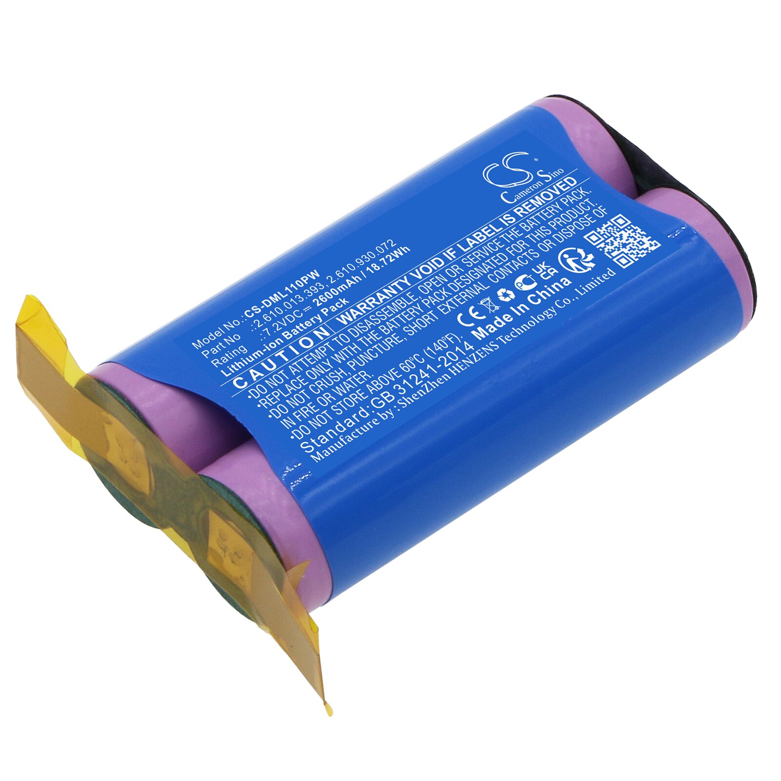 Batteri til elektroverktøy for DREMEL 1100LI, Driver 1120, 1100-25 osv.