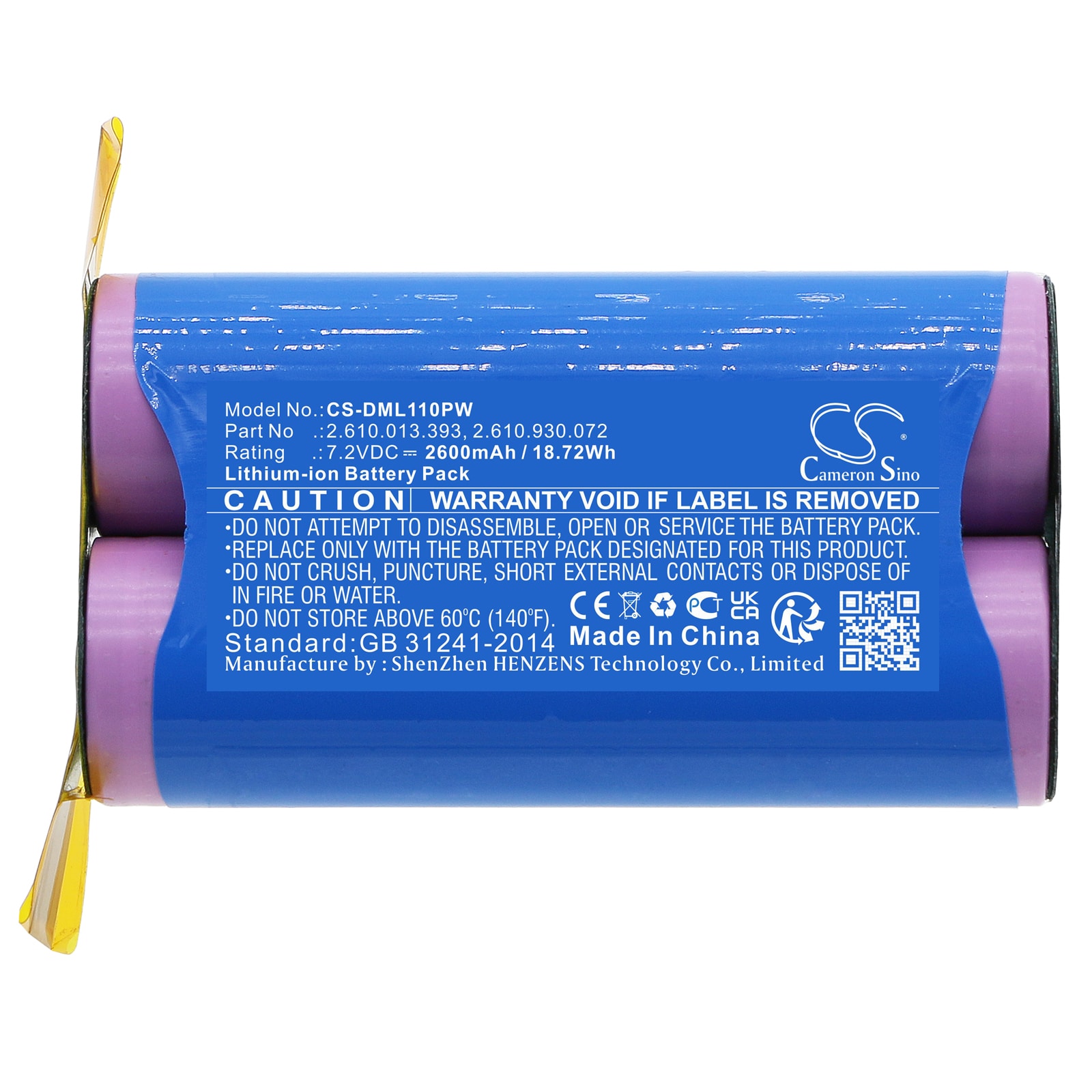 Batteri til elektroverktøy for DREMEL 1100LI, Driver 1120, 1100-25 osv.
