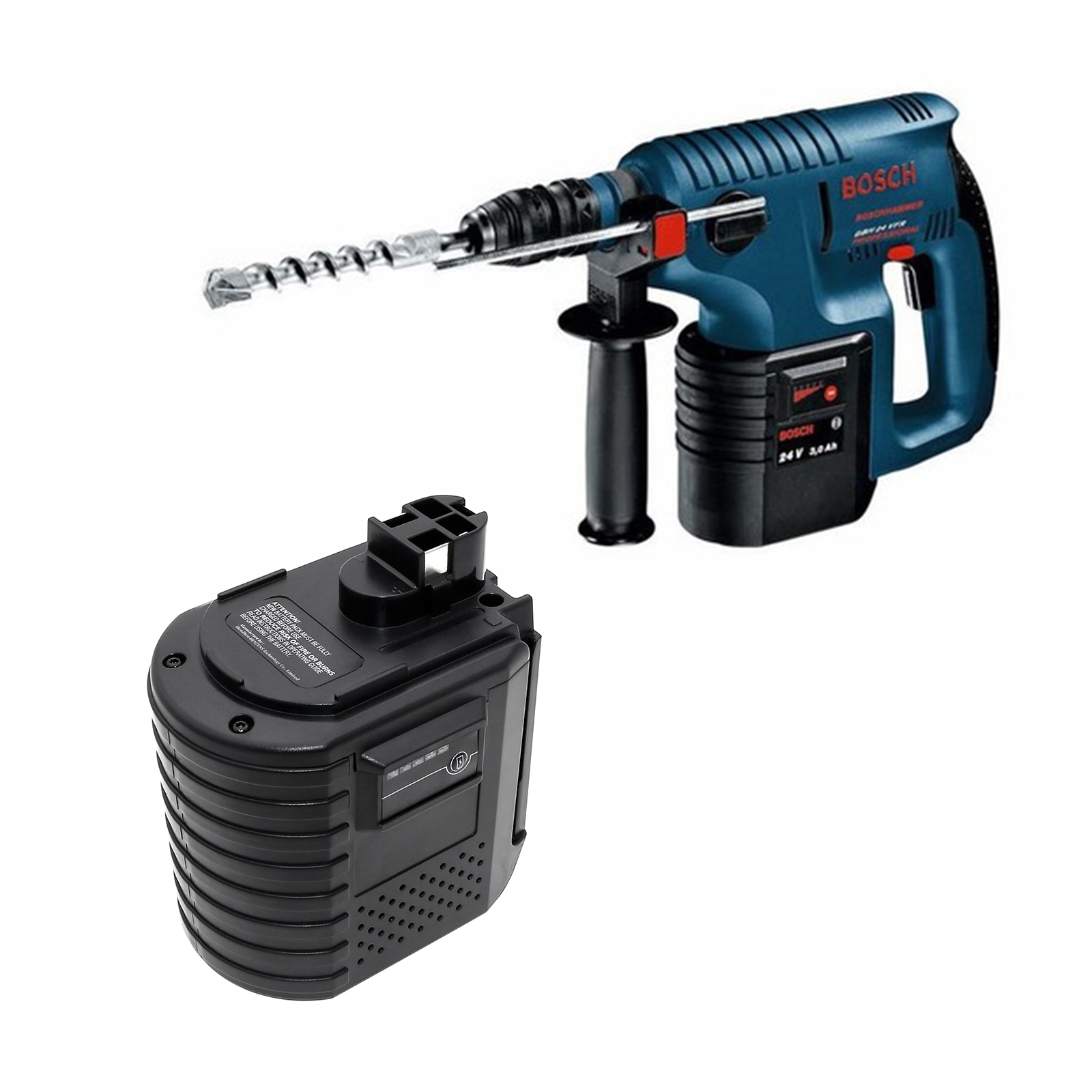 Batteri for elektroverktøy til Ramset DynaDrill 524, DD524, PA6-GF35 og andre.