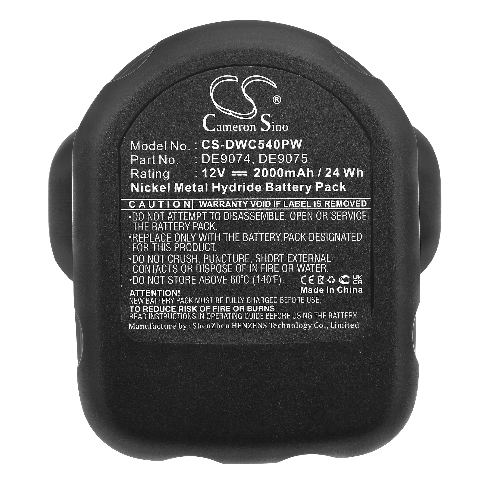 Batteri for elektroverktøy for DeWalt 152250-27, 2802, 2802K etc.