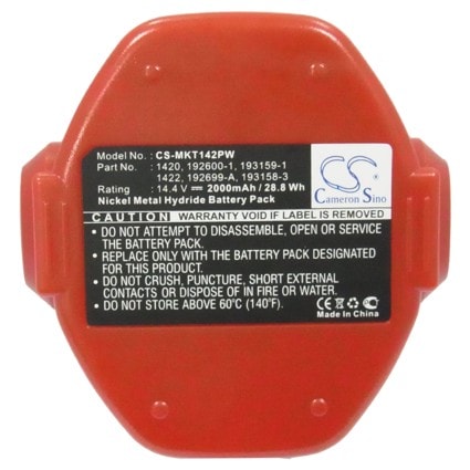 Batterier til Makita 1051D, 1051DWA, 1051DWAE og andre elektroverktøy