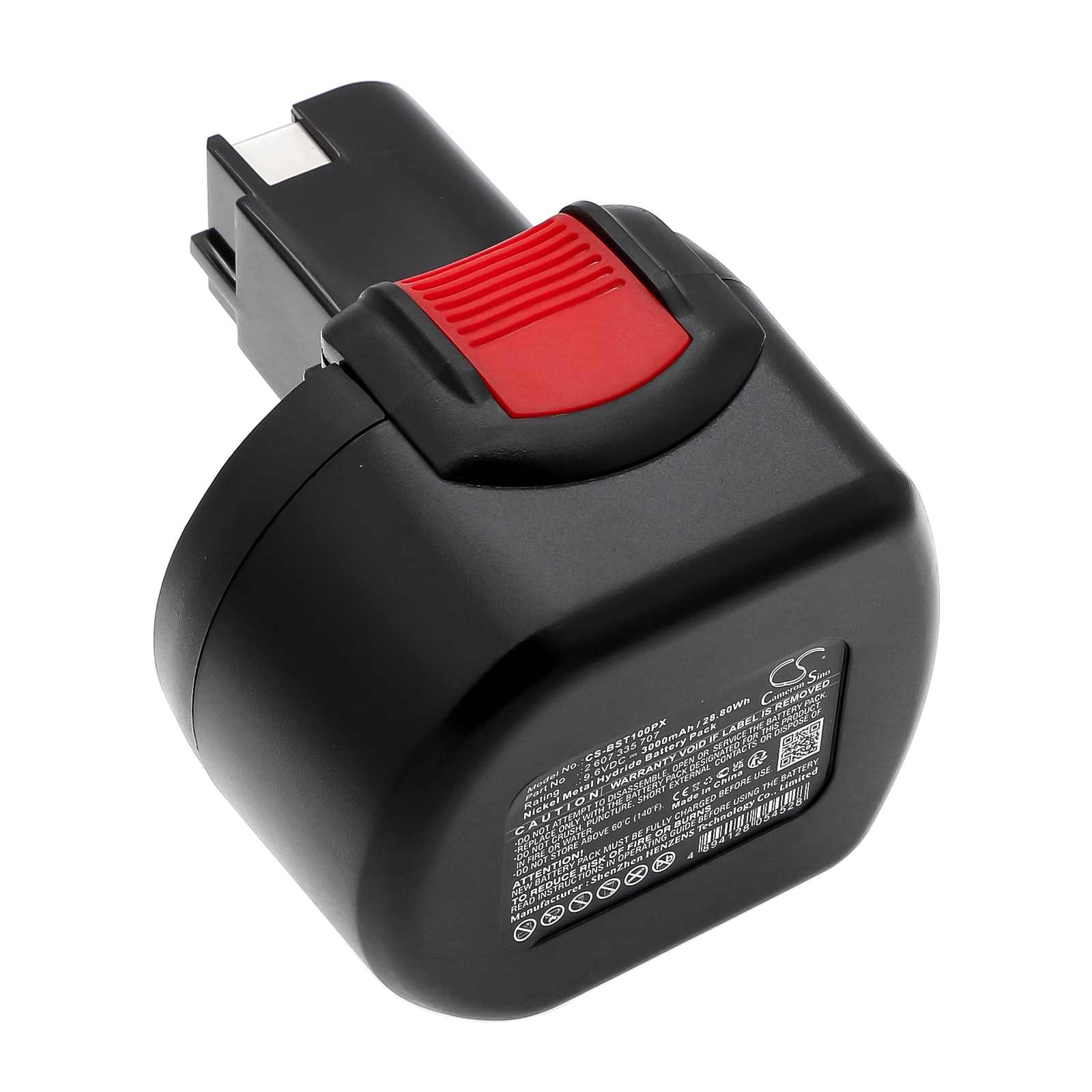 Batteri til elektroverktøy for Bosch GSR 9.6-1, GSR 9.6-2, GSR 9.6V og andre.