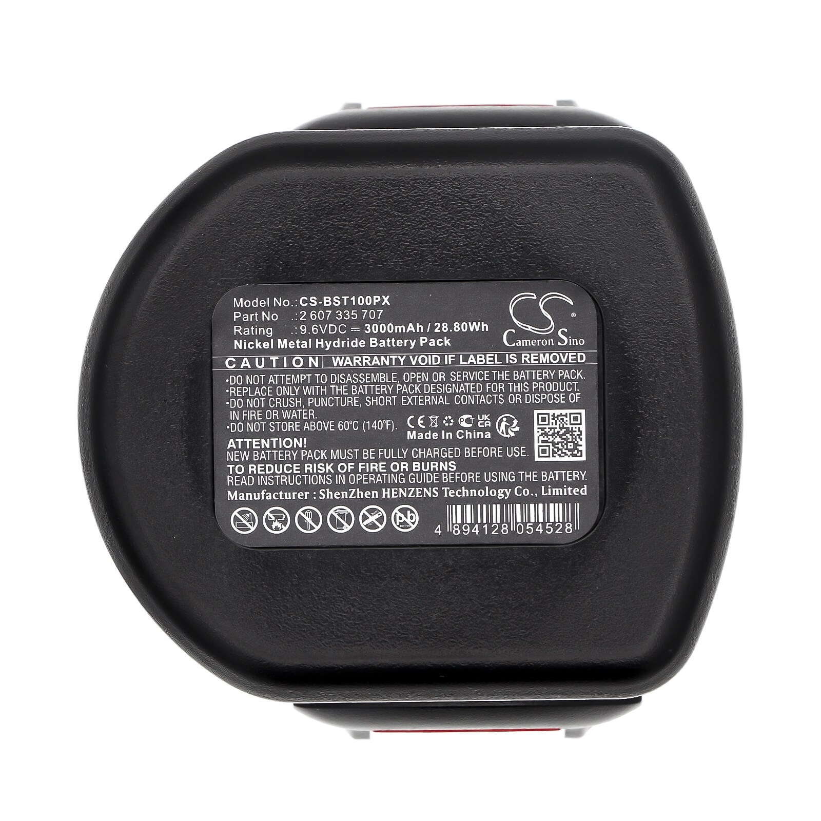 Batteri til elektroverktøy for Bosch GSR 9.6-1, GSR 9.6-2, GSR 9.6V og andre.
