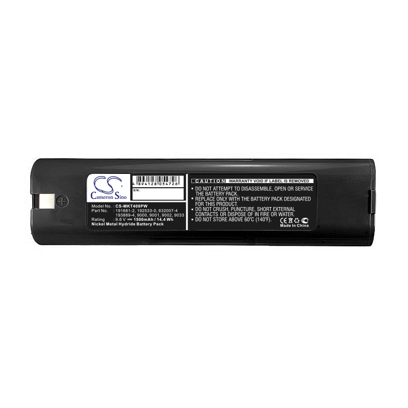 Batterier til Makita 4093D, 4190DB, 4190DWD og andre elektroverktøy.