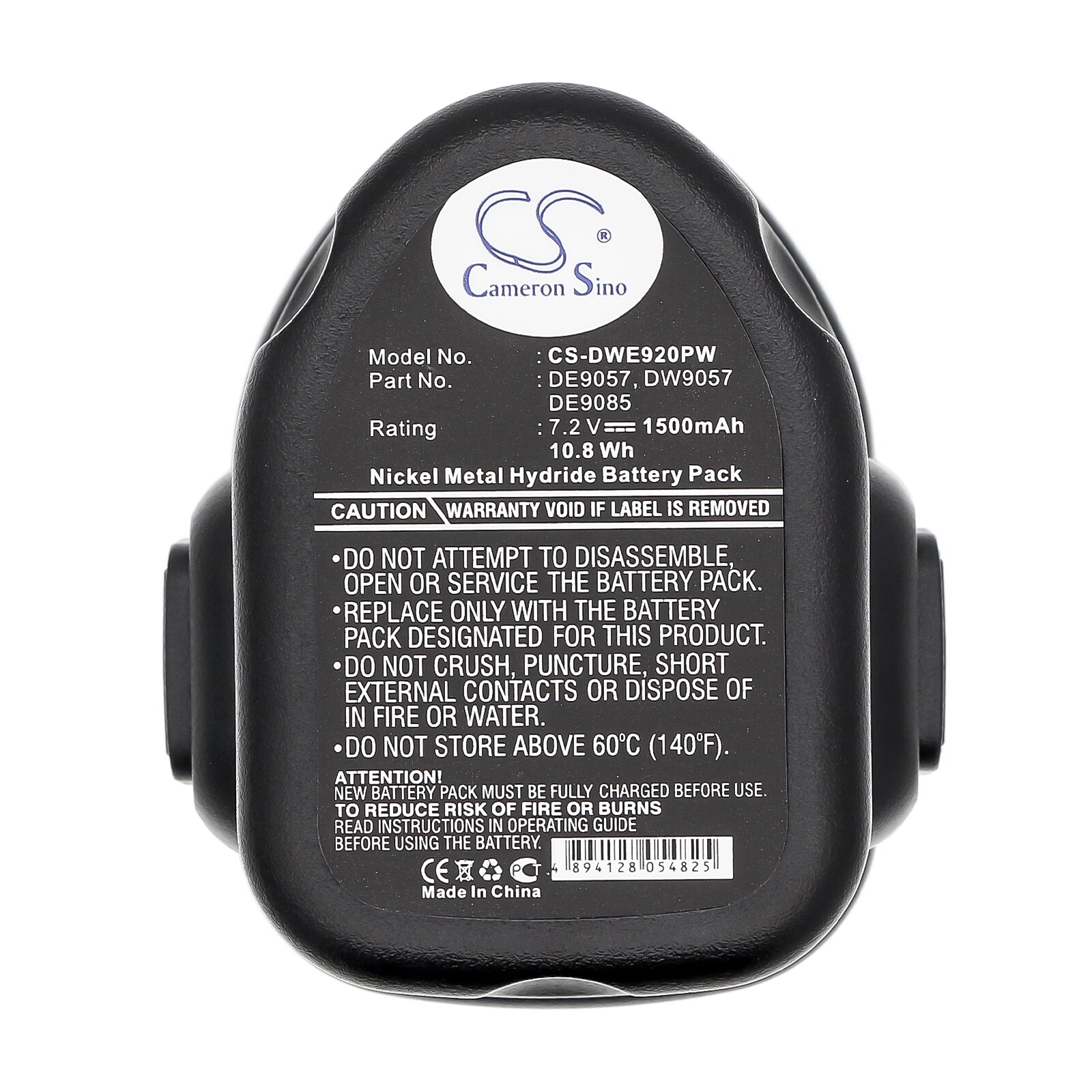 Batteri til elektroverktøy for DeWalt DW920K, DW920K2, DW920K-2 og andre.